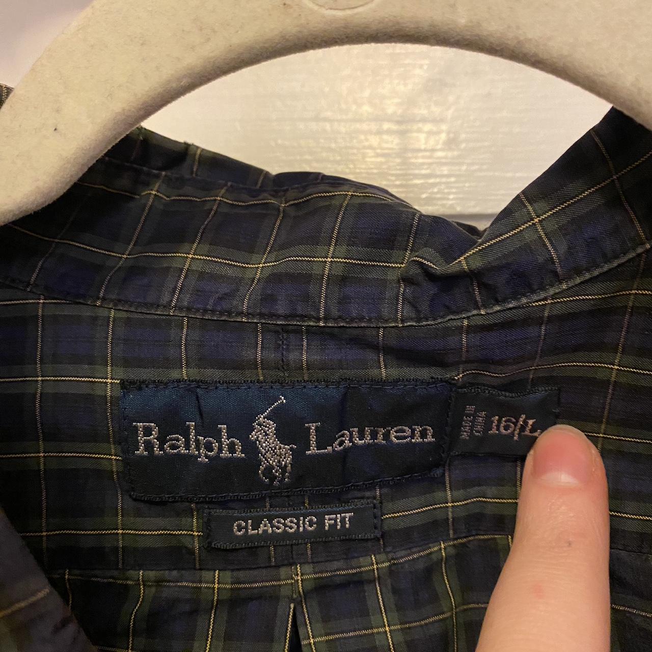 Ralph Lauren plaid button up 💚 Super cute for... - Depop