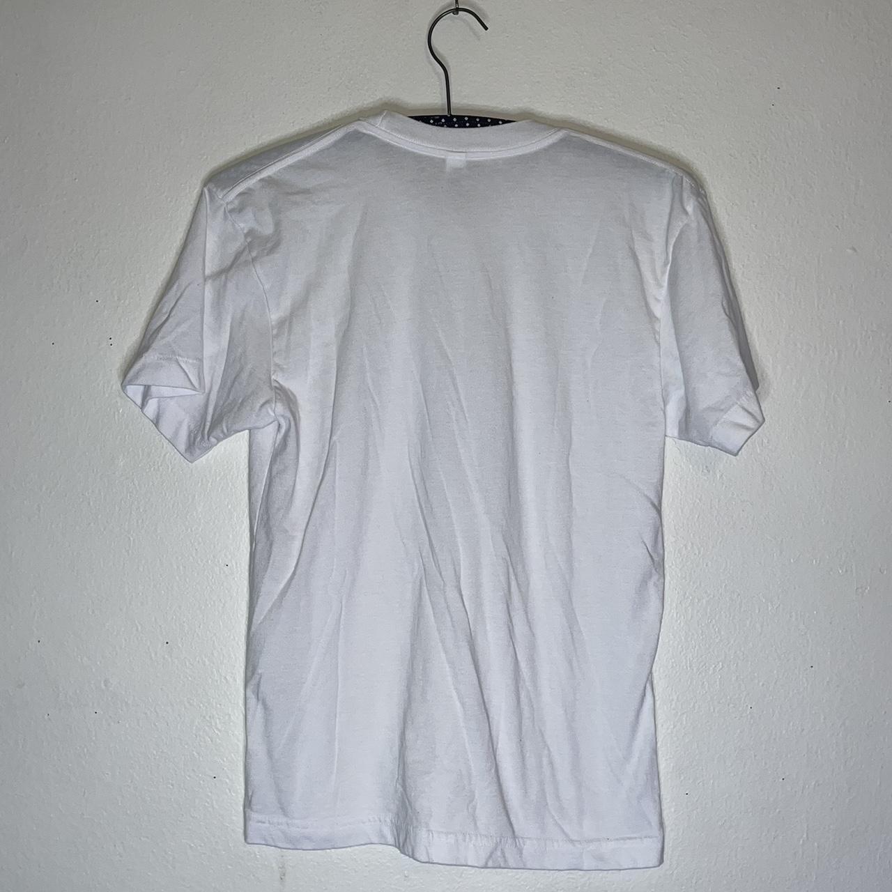 plain white tee by LA Apparel, size S - Depop