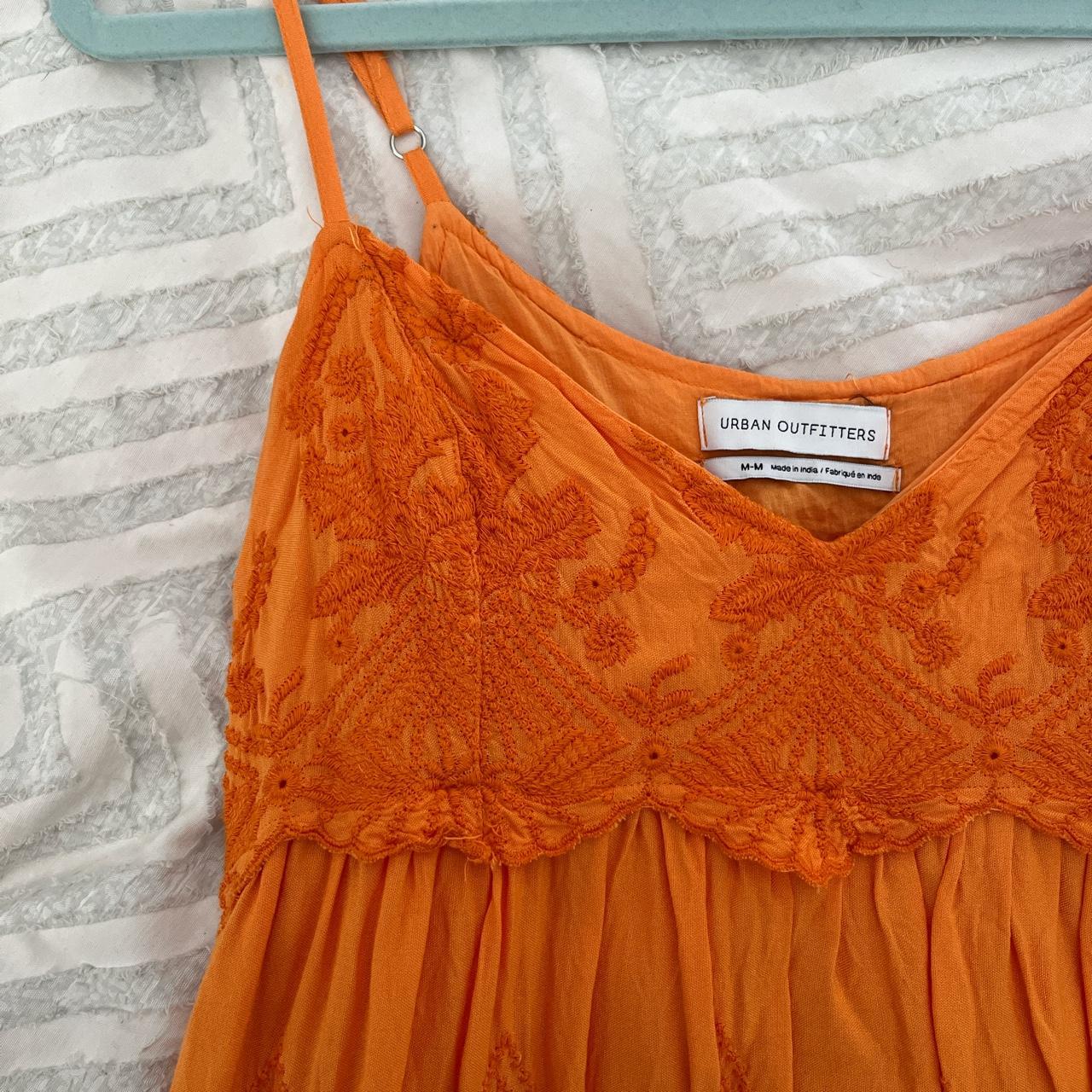 Urban Outfitters Women's Orange Dress | Depop