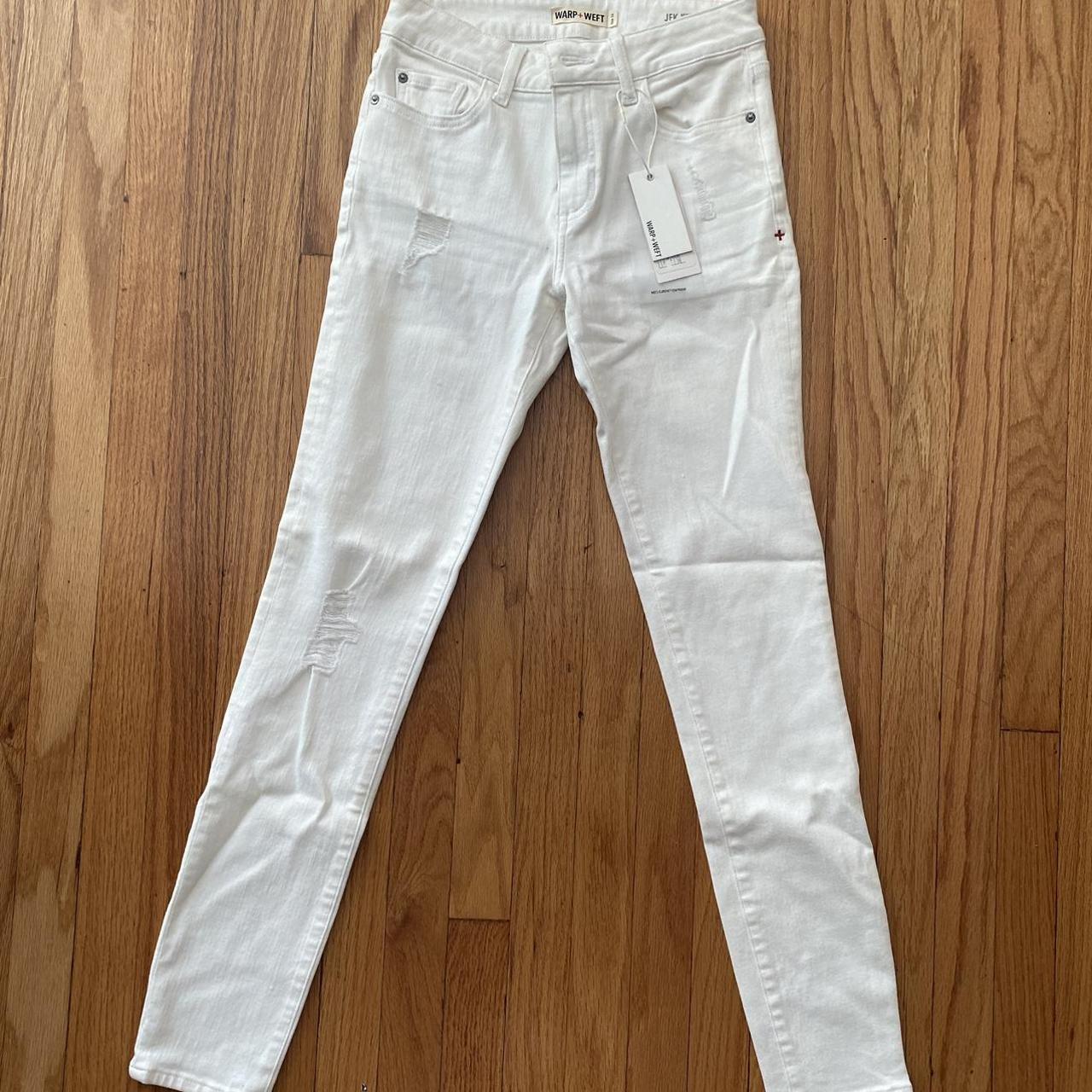 Warp + Wept Men's White Jeans | Depop