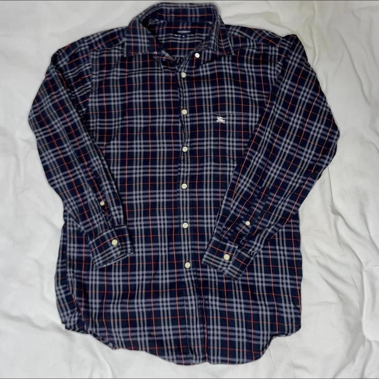 Vintage Burberry nova check shirt Very rare... - Depop