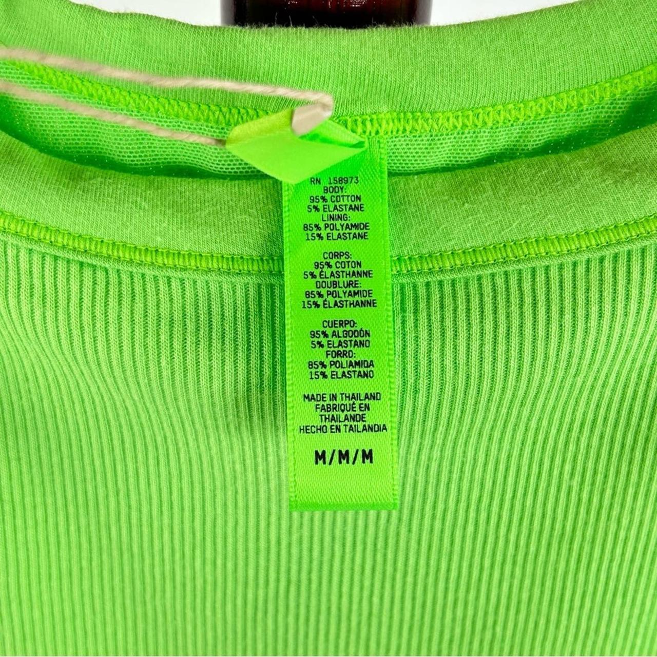 Cotton Rib T Shirt - Neon Green - M is in stock at Skims for $46.00 :  r/SkimsRestockAlerts