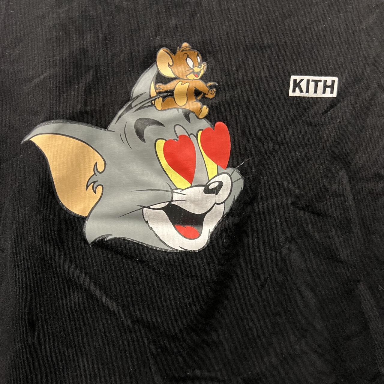 KITH X TOM & JERRY HEART T SHIRT, SIZE: M, CONDITION:...