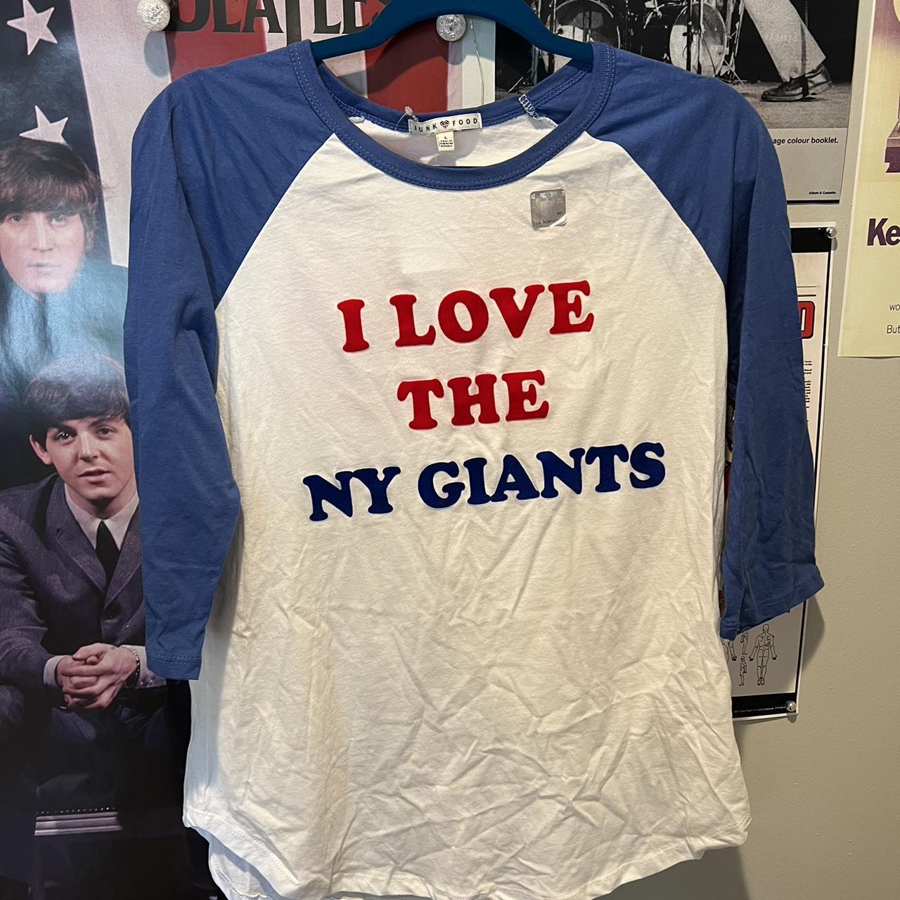 Junk Food Clothing, Tops, Ny Giants Tank Top