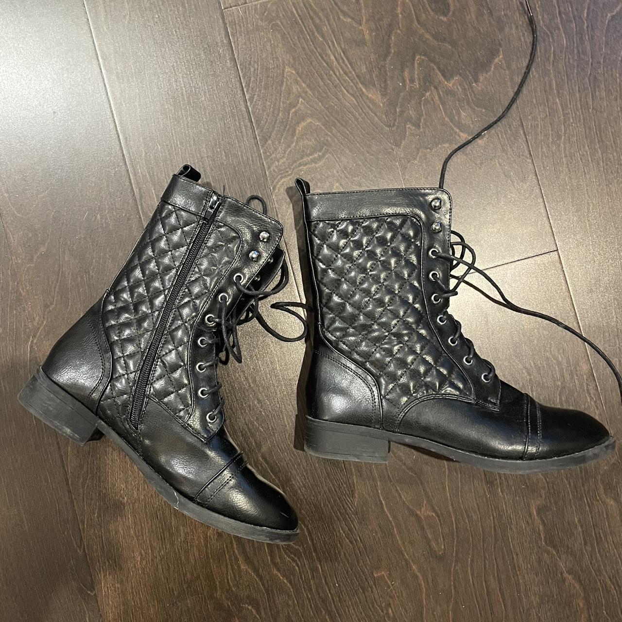 Charlotte russe combat boots best sale