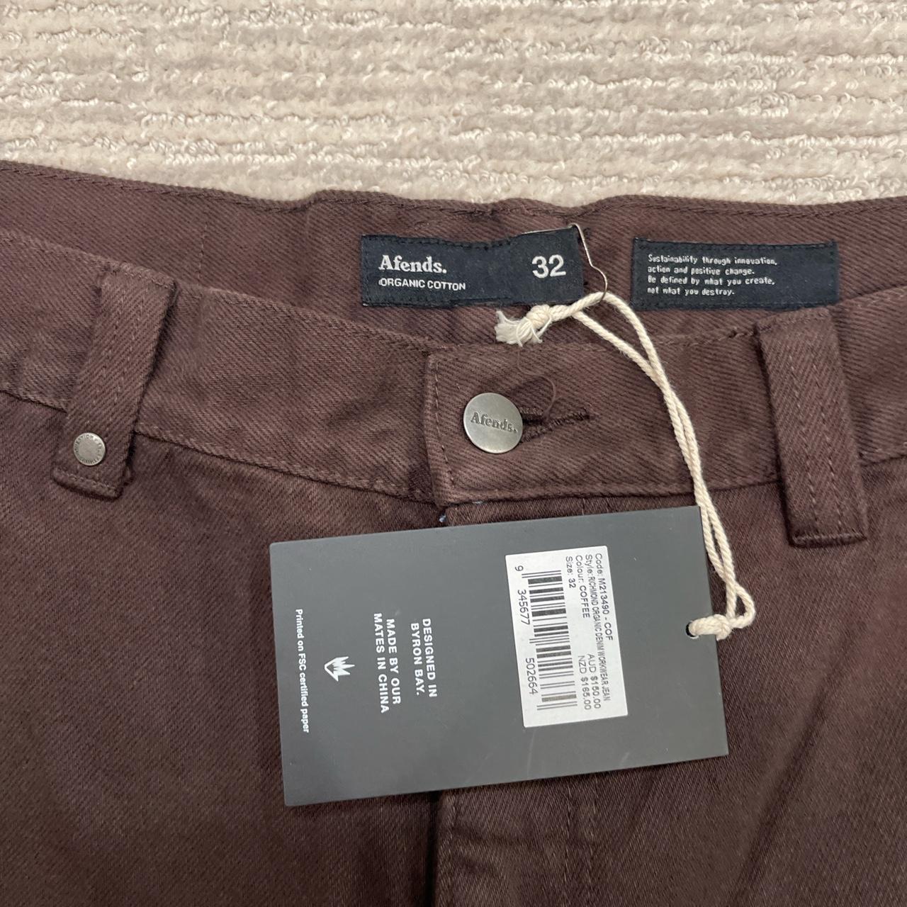 Afends Men's Brown Trousers (2)