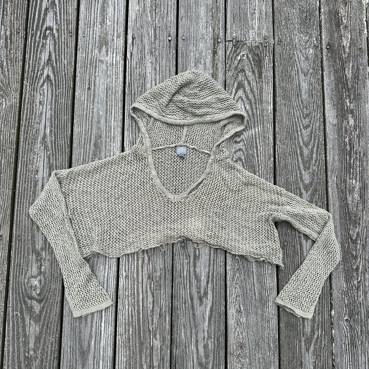Brandy Melville Women's Green Jumper Depop