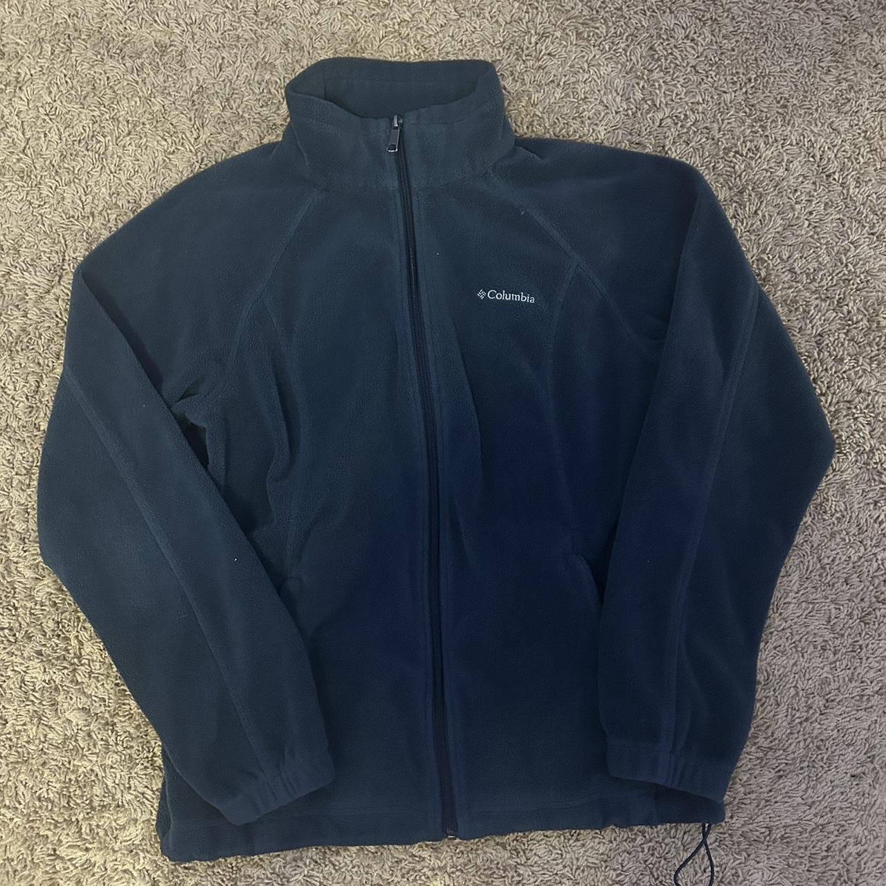 Columbia Fleece Navy Tagged L I Think Its - Depop