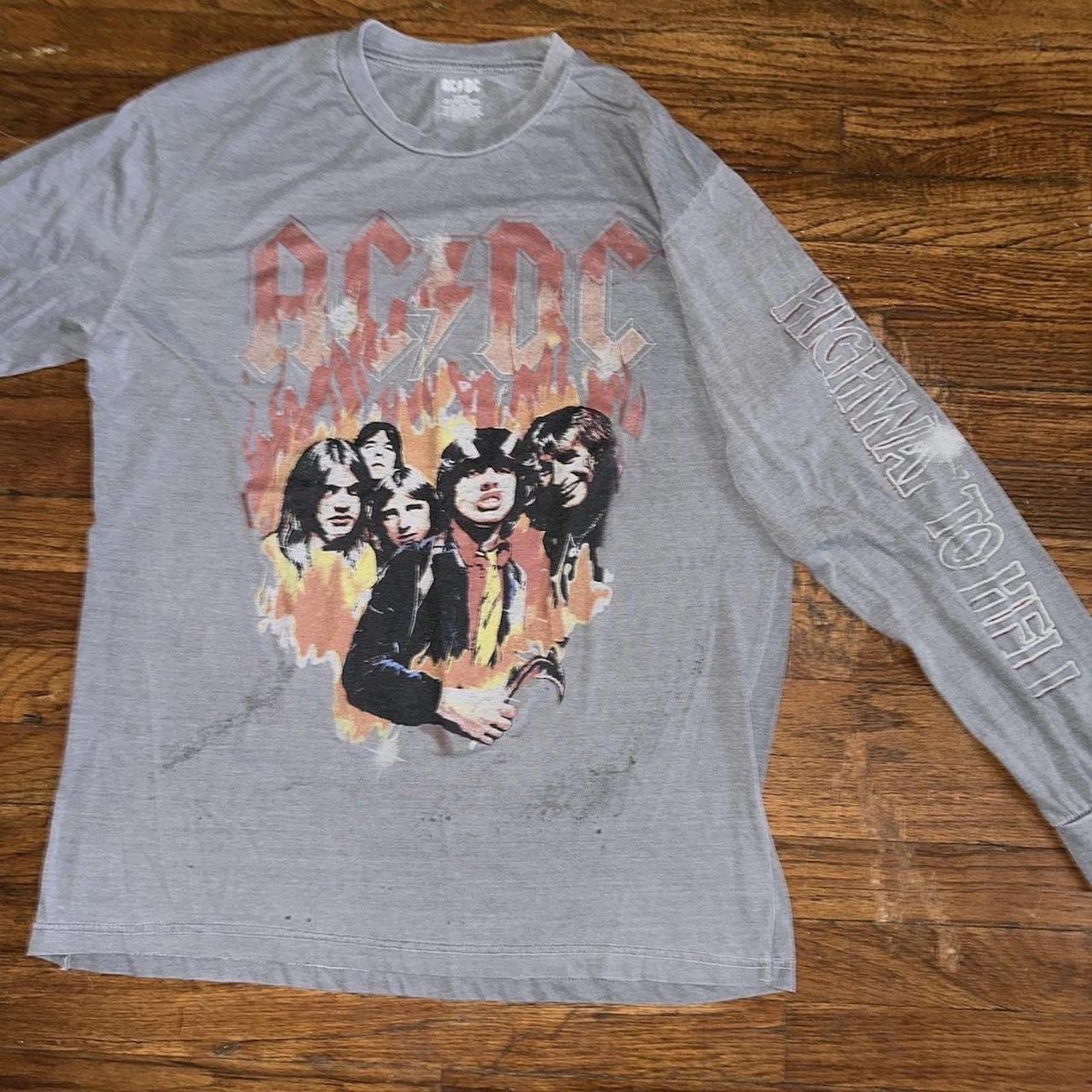 AC/DC long sleeve graphic tee - Depop