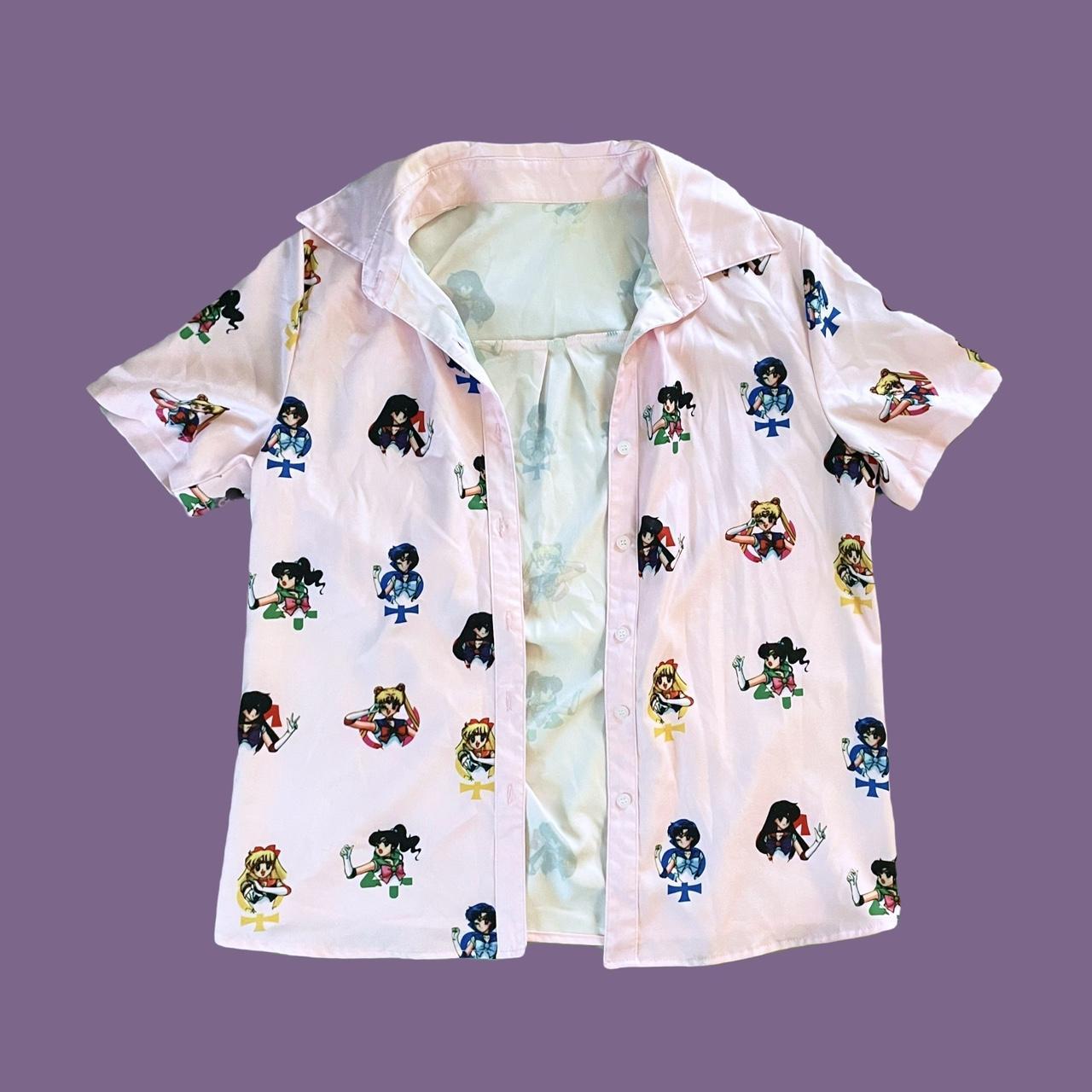 sailor moon button up