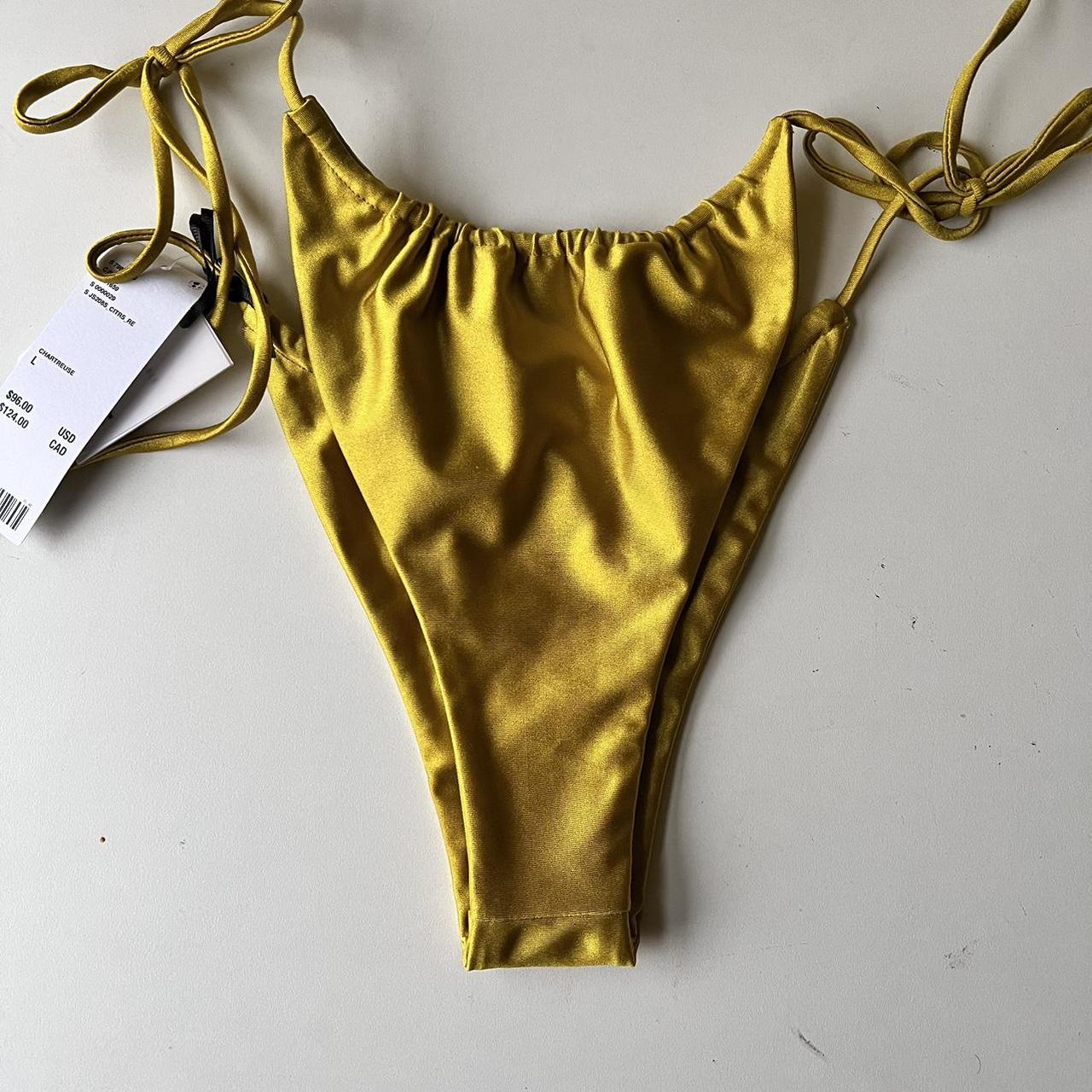 Brand new citrus gold bikini bottoms from Jade Swim... - Depop