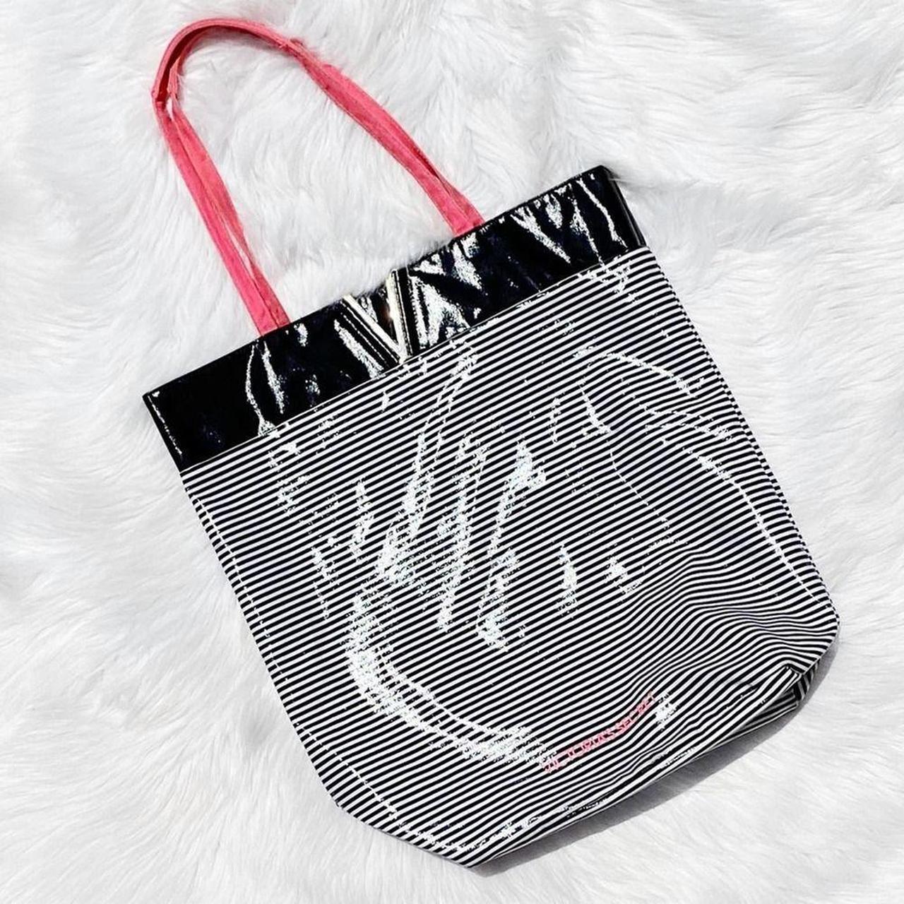 Victoria's Secret huge tote in grey with silver Pink - Depop