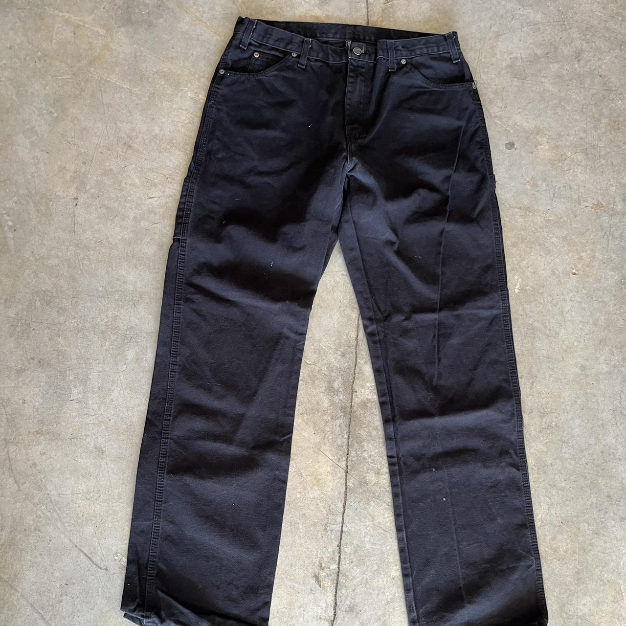 Black Dickies carpenter jeans 36 X 34 - Depop