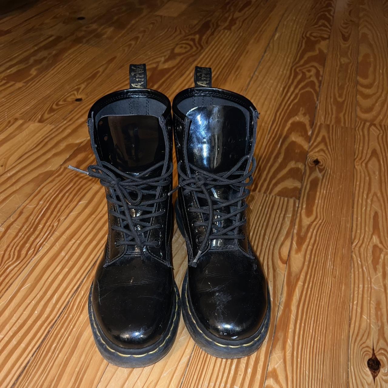 Shiny Doc Martens Depop