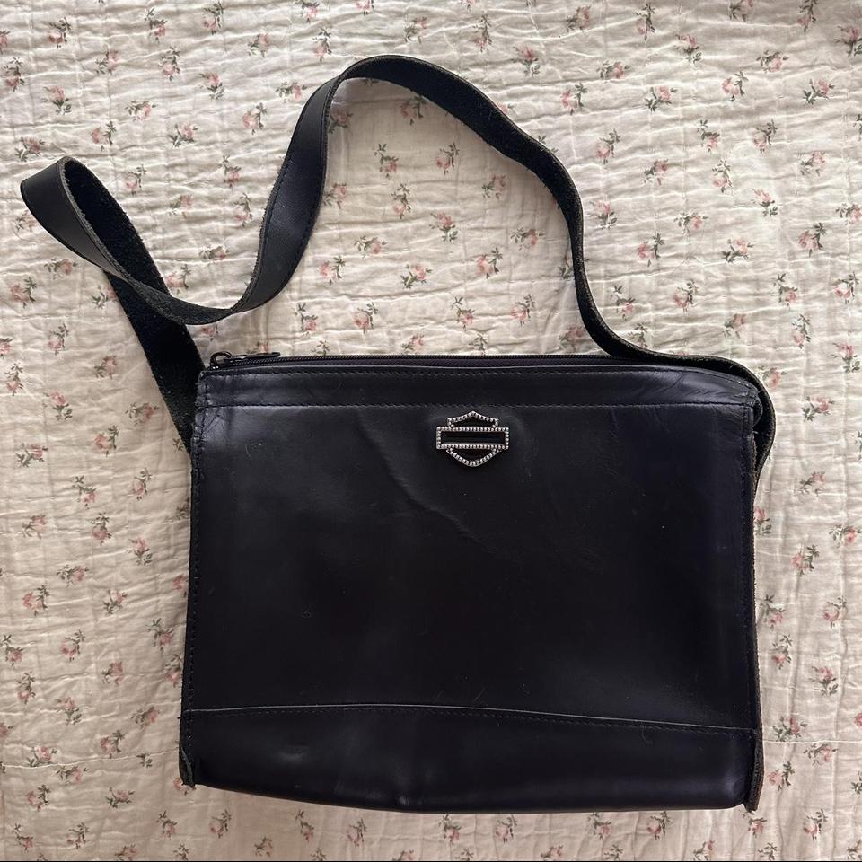 Harley Davidson Purse in overall good Preloved - Depop