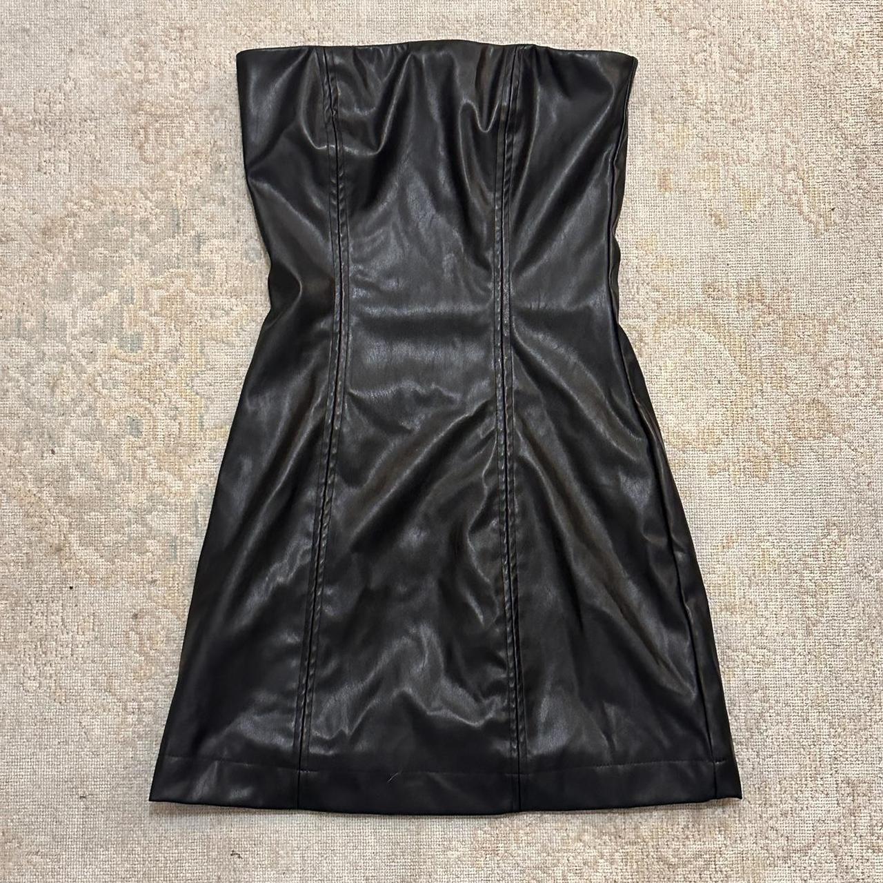 Princess Polly Leather Mini Dress Super cute and... - Depop