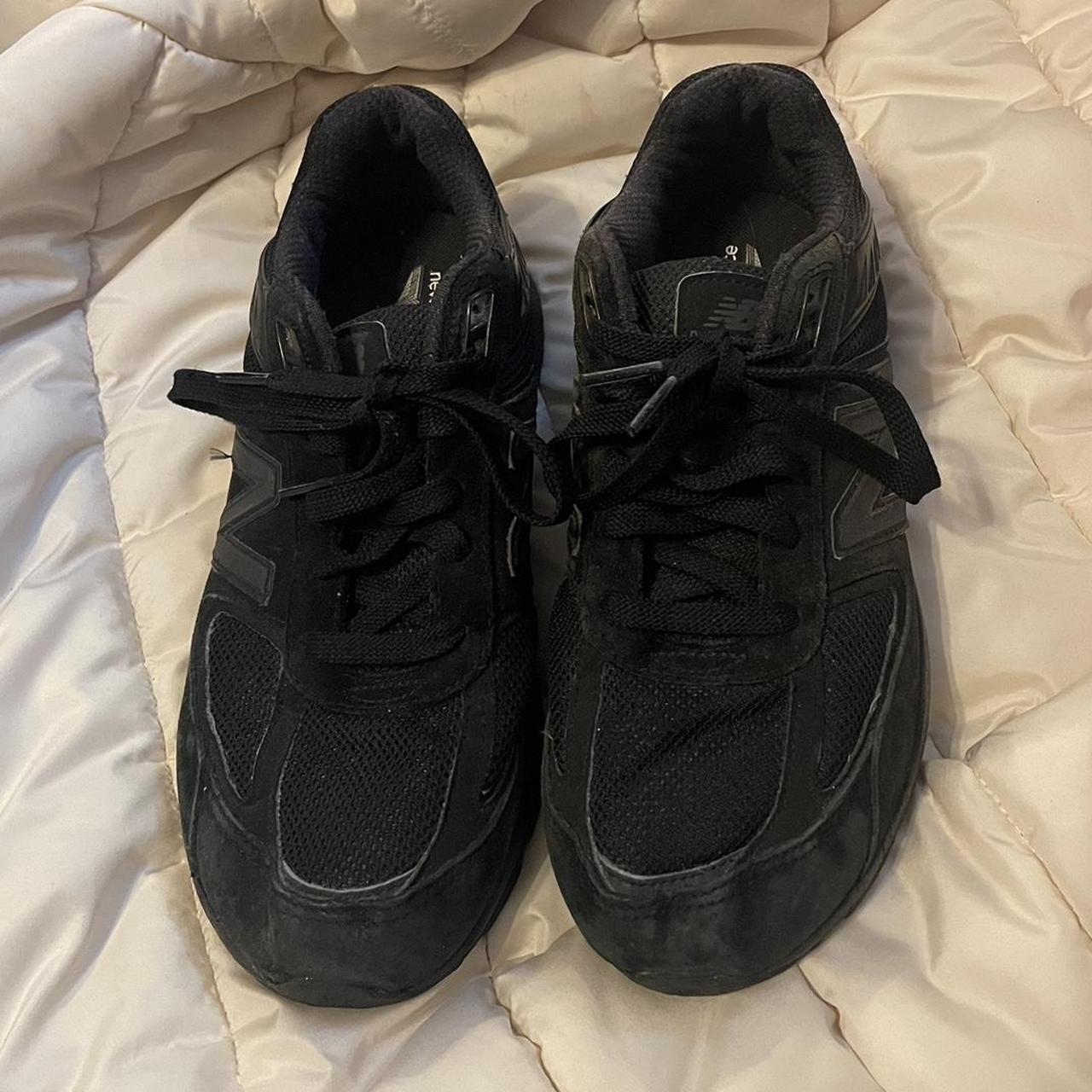 New Balance 990s All black Men’s 6 Decent... - Depop