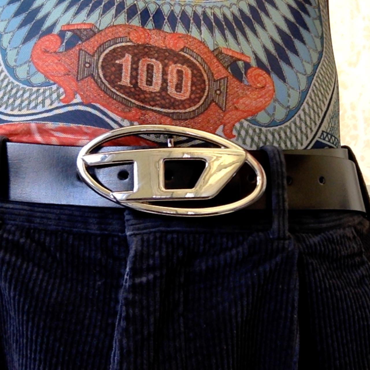 Dark Leather Diesel B-1DR Belt, THIS IS NO LONGER...