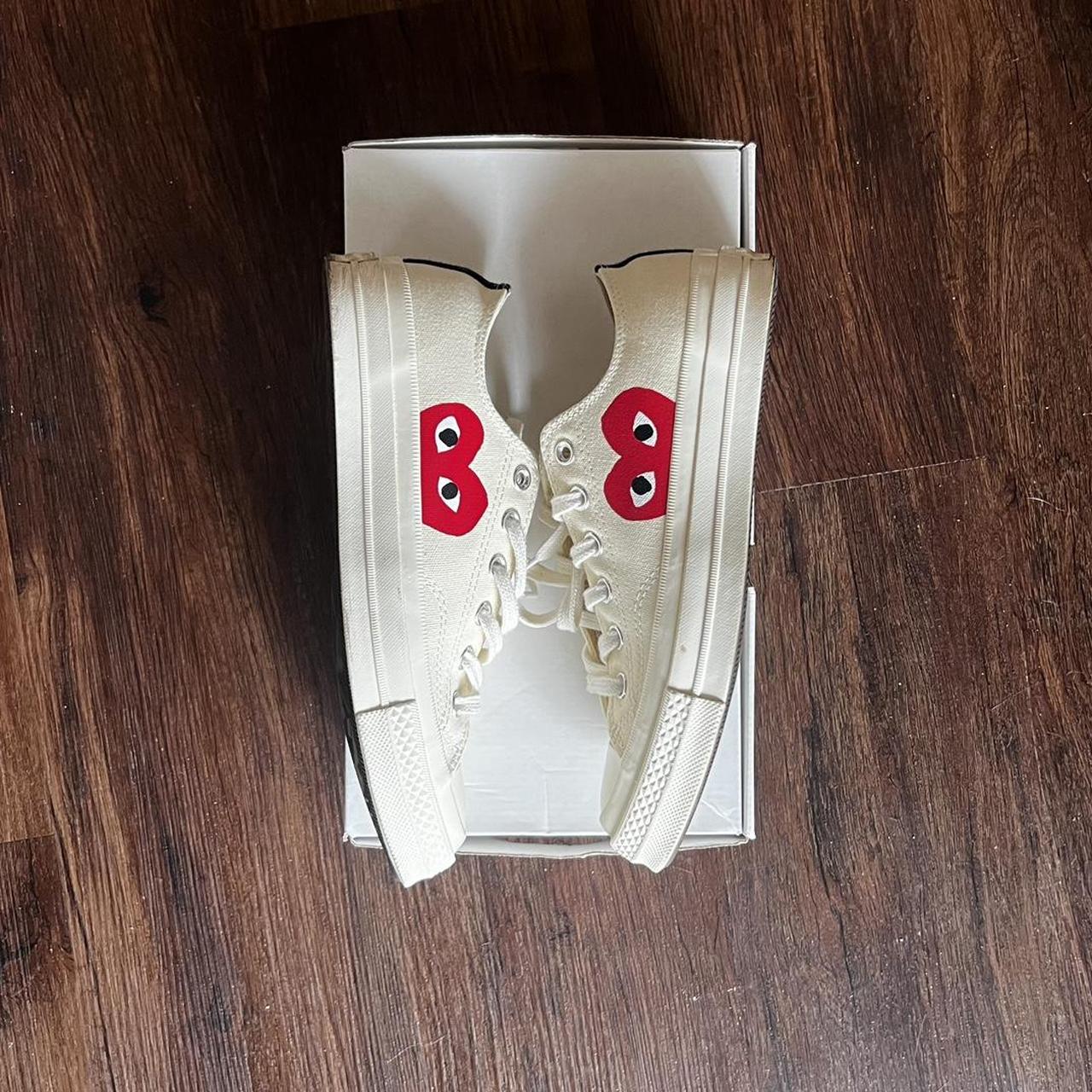 CDG Converse Really clean pair of Comme de garcon. Depop