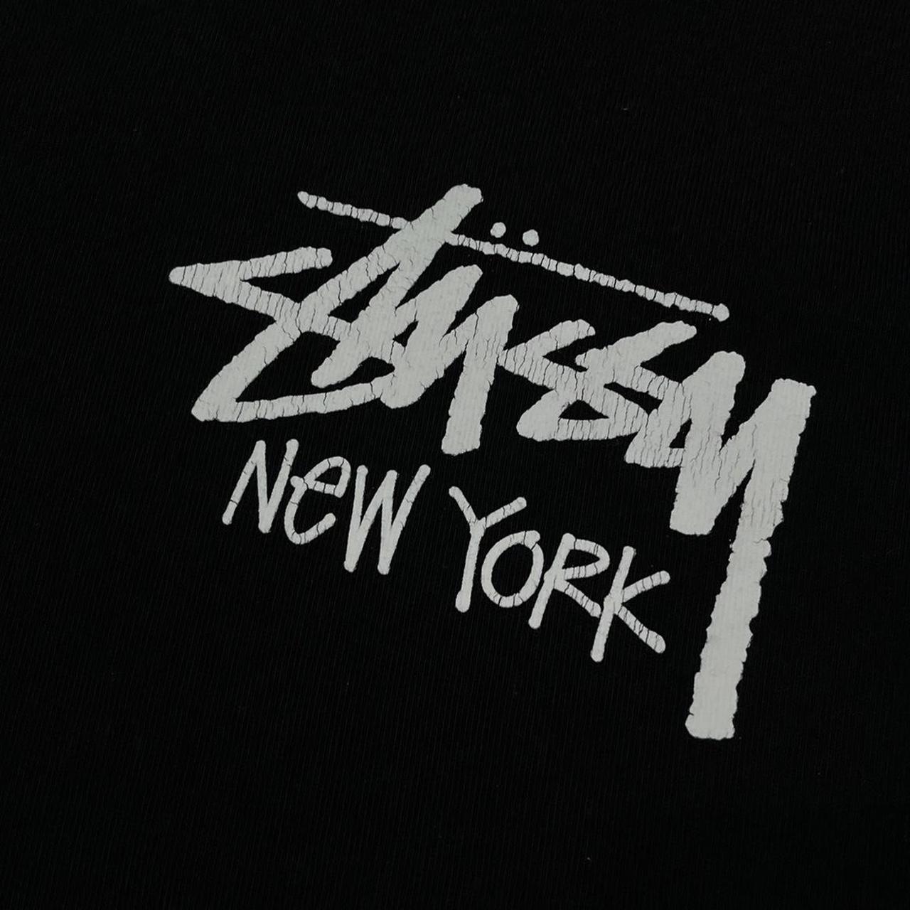 Stussy New York Long Sleeve Tee (black) Logo printed... Depop