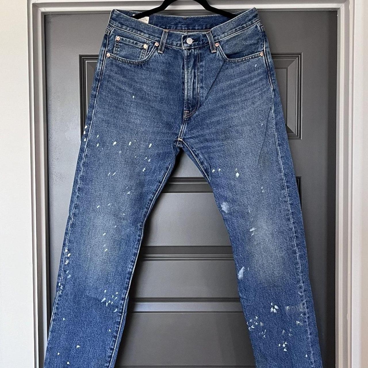 Levis paint splatter jeans best sale