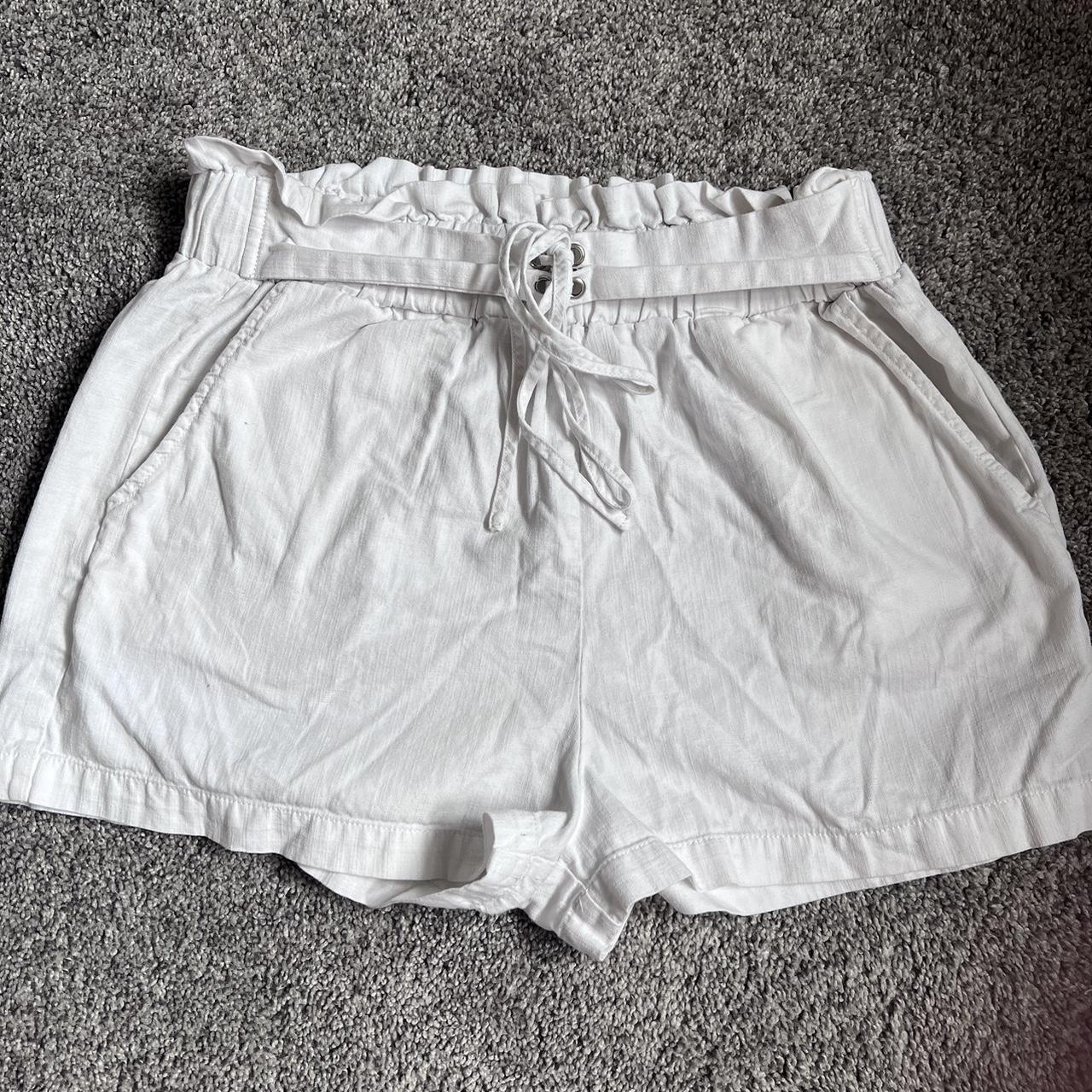 C’est D Women's White Shorts