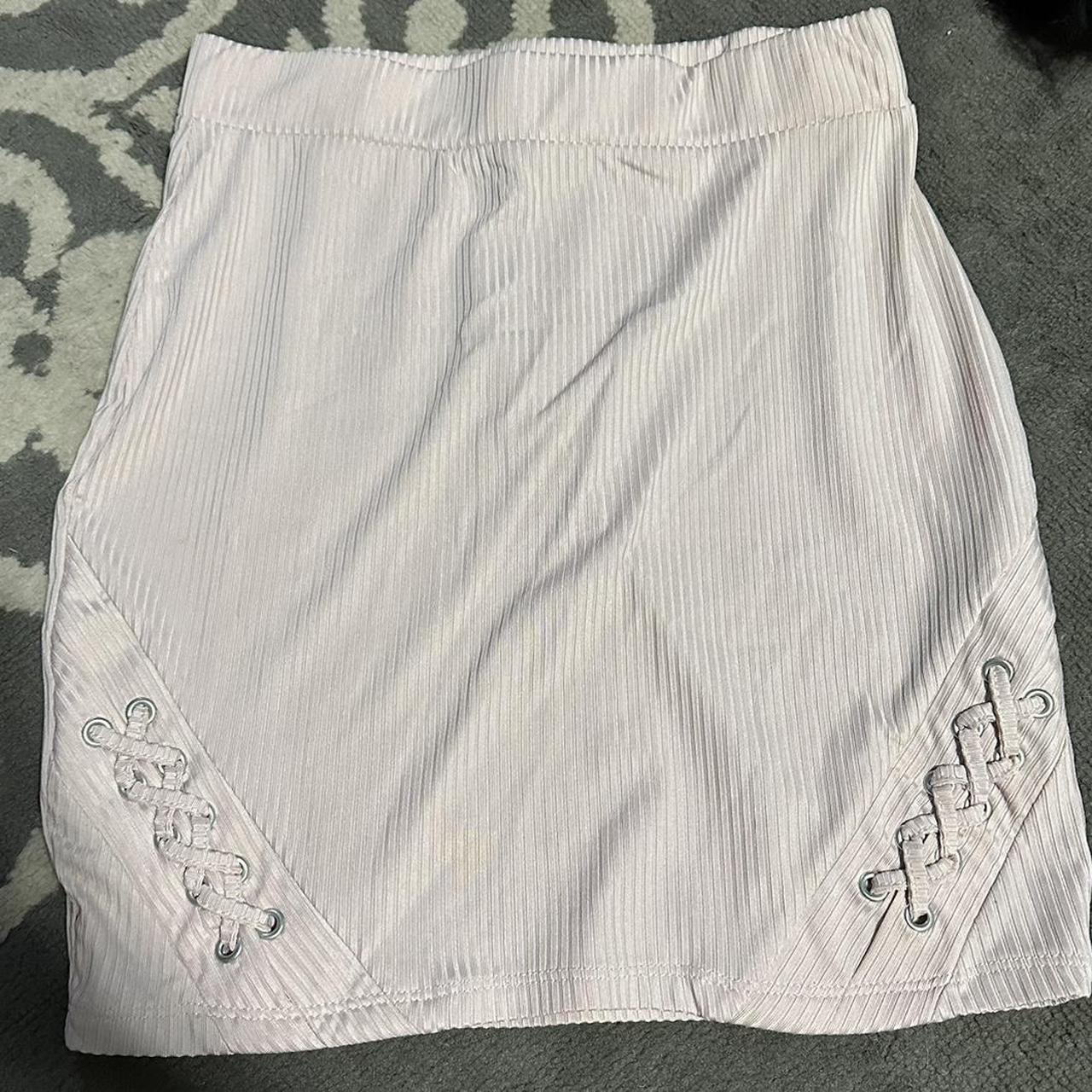 Macy's Women's Pink Skirt Depop