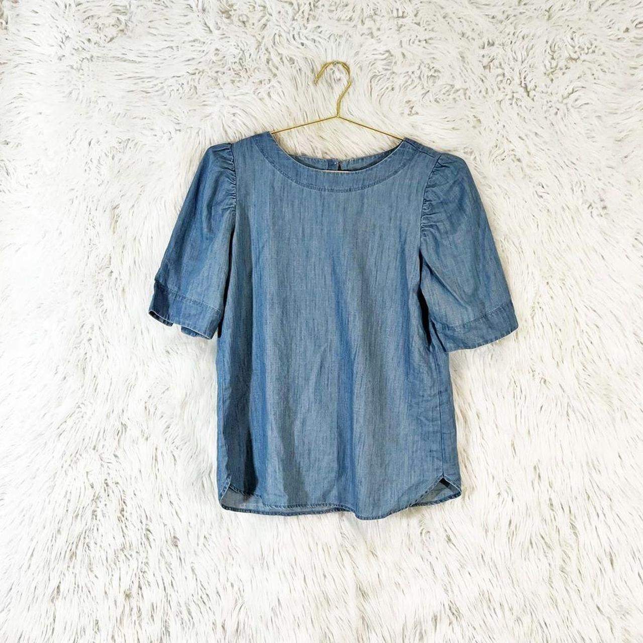 Loft short sleeve sales blouse