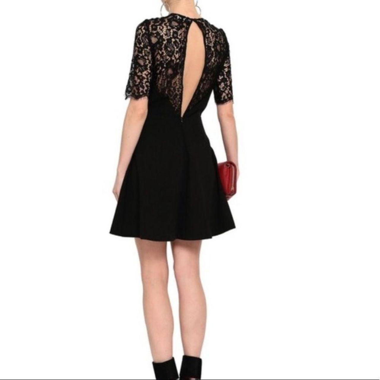 Ba&sh shops Verlaine Leavers lace paneled mini dress