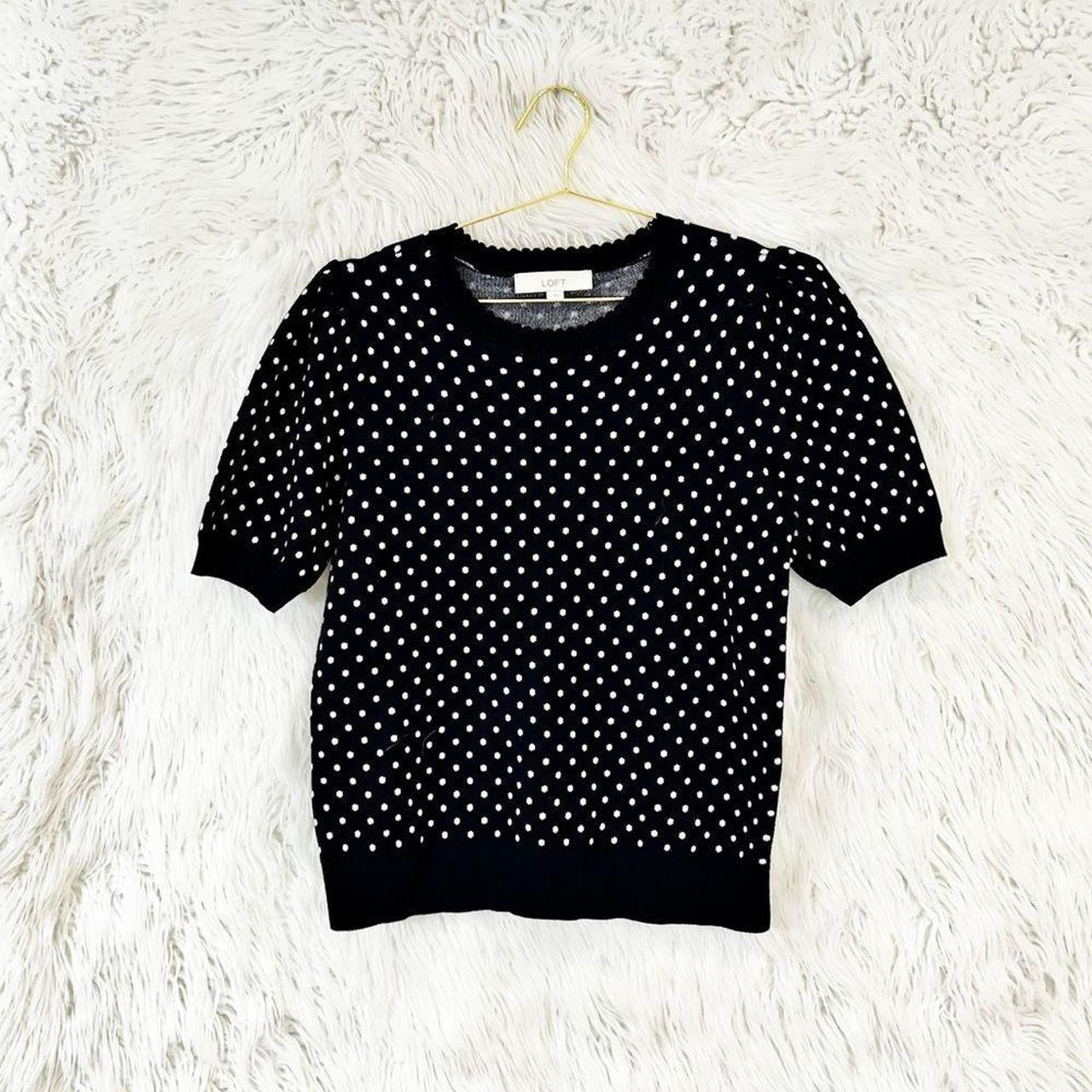 Loft polka sale dot sweater