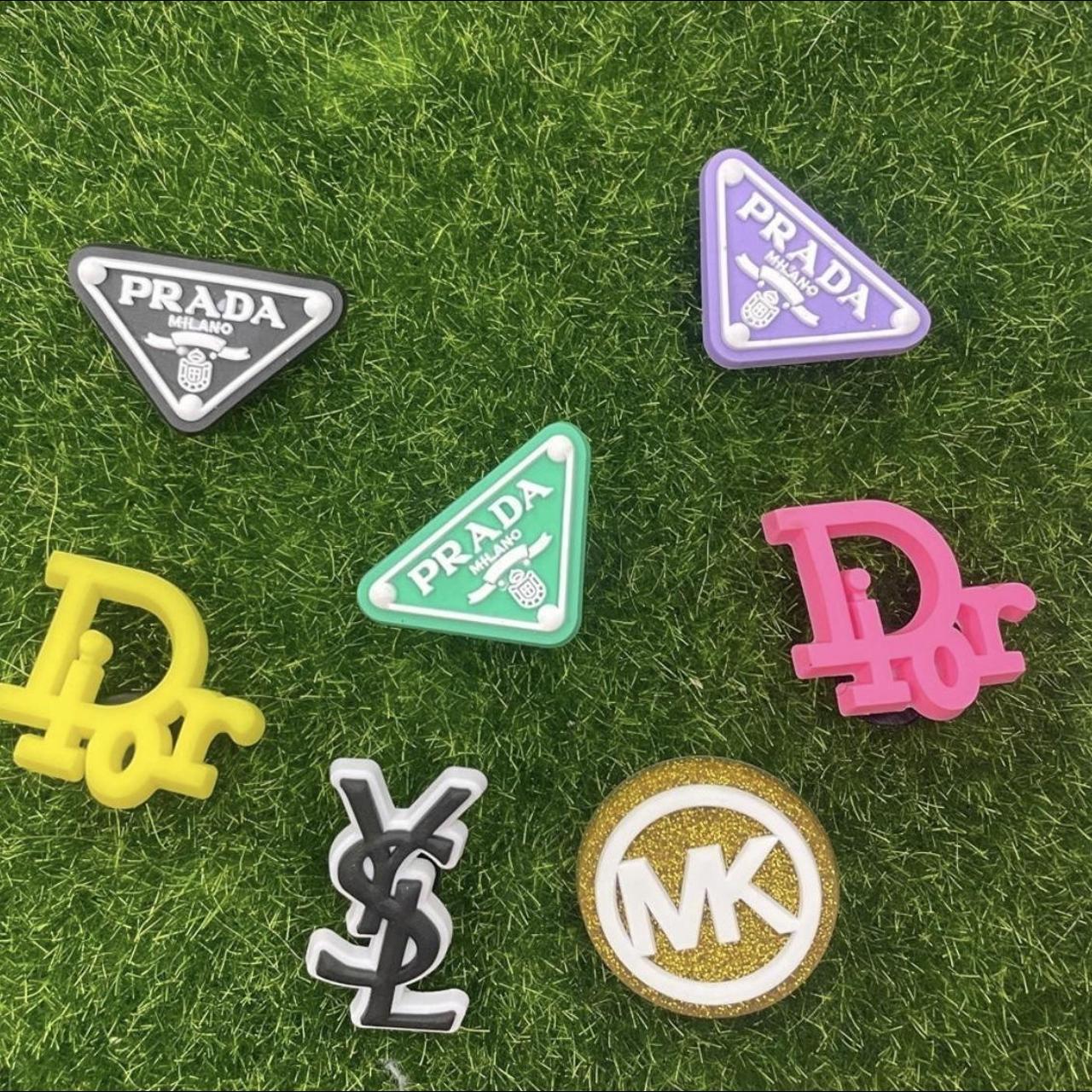 Luxury Croc Charm Bundle Dior Croc charms Prada... Depop