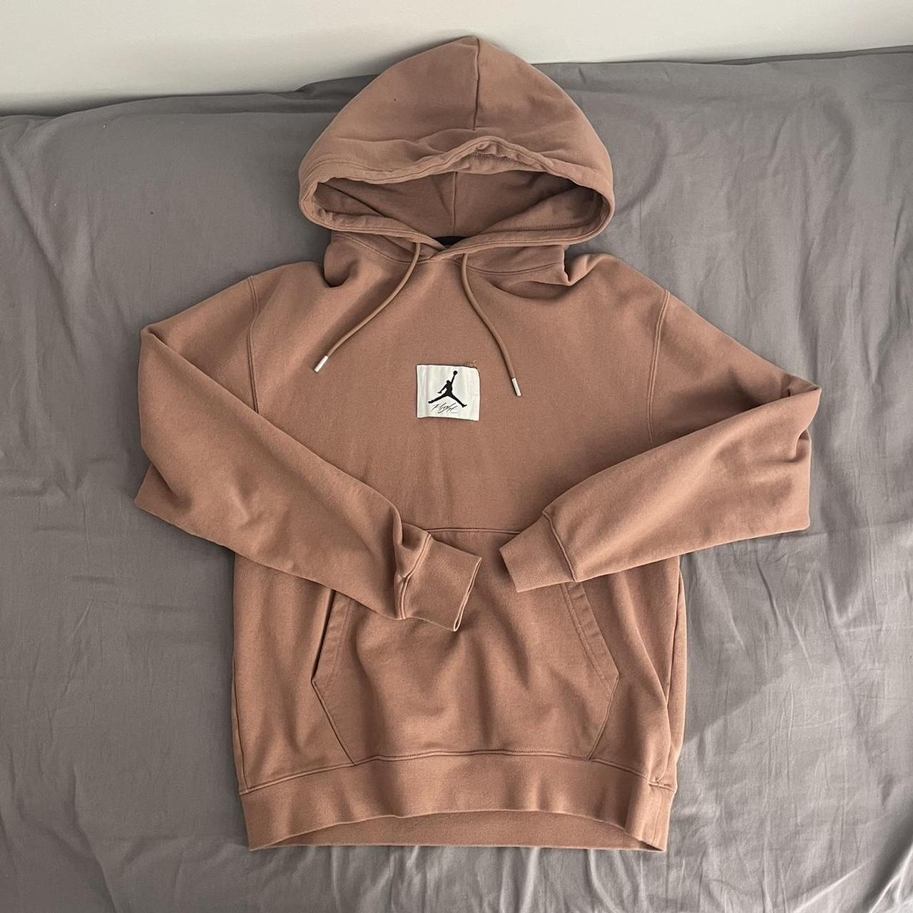 jordan hoodie brown