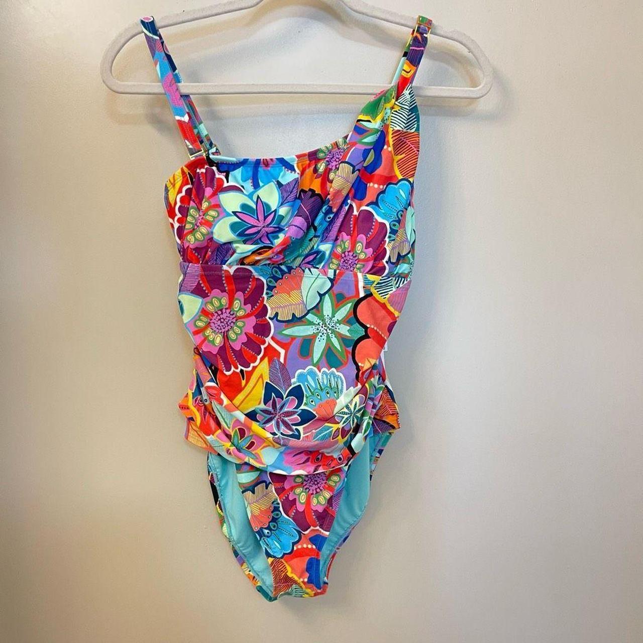 Bleu Rod Beattie Women Swimsuit Tropical One Piece... - Depop