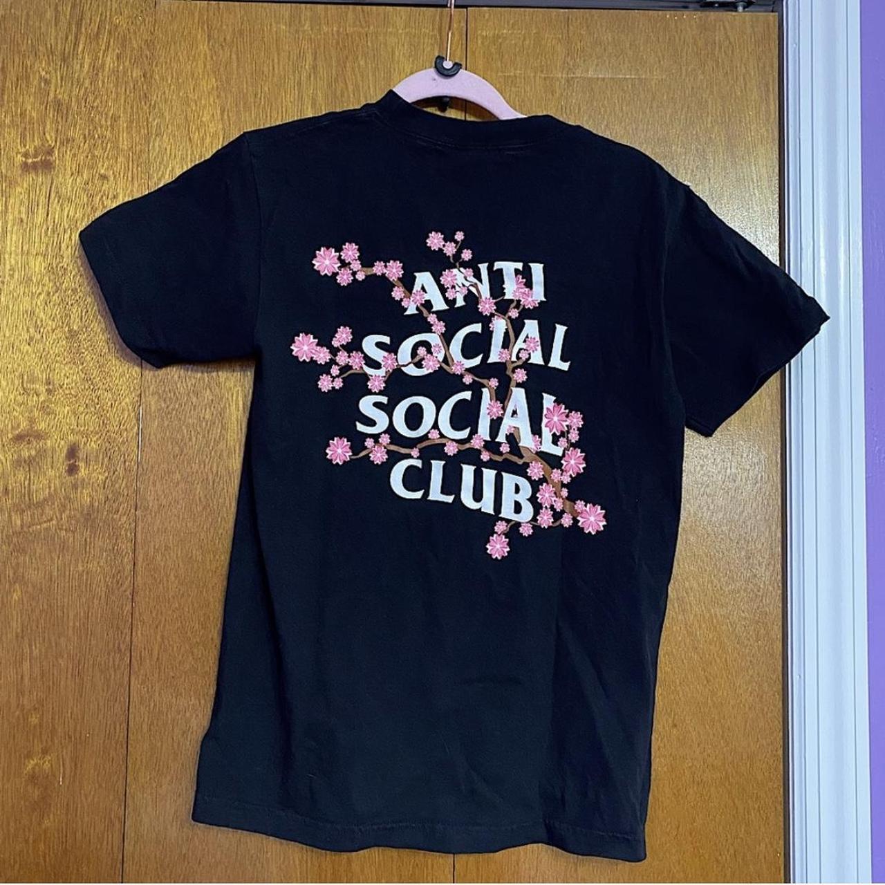 Anti social social club cherry blossom tshirt Small