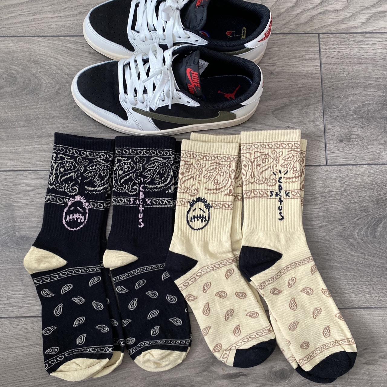 Travis Scott Cactus Jack Socks 3 pairs Brand - Depop