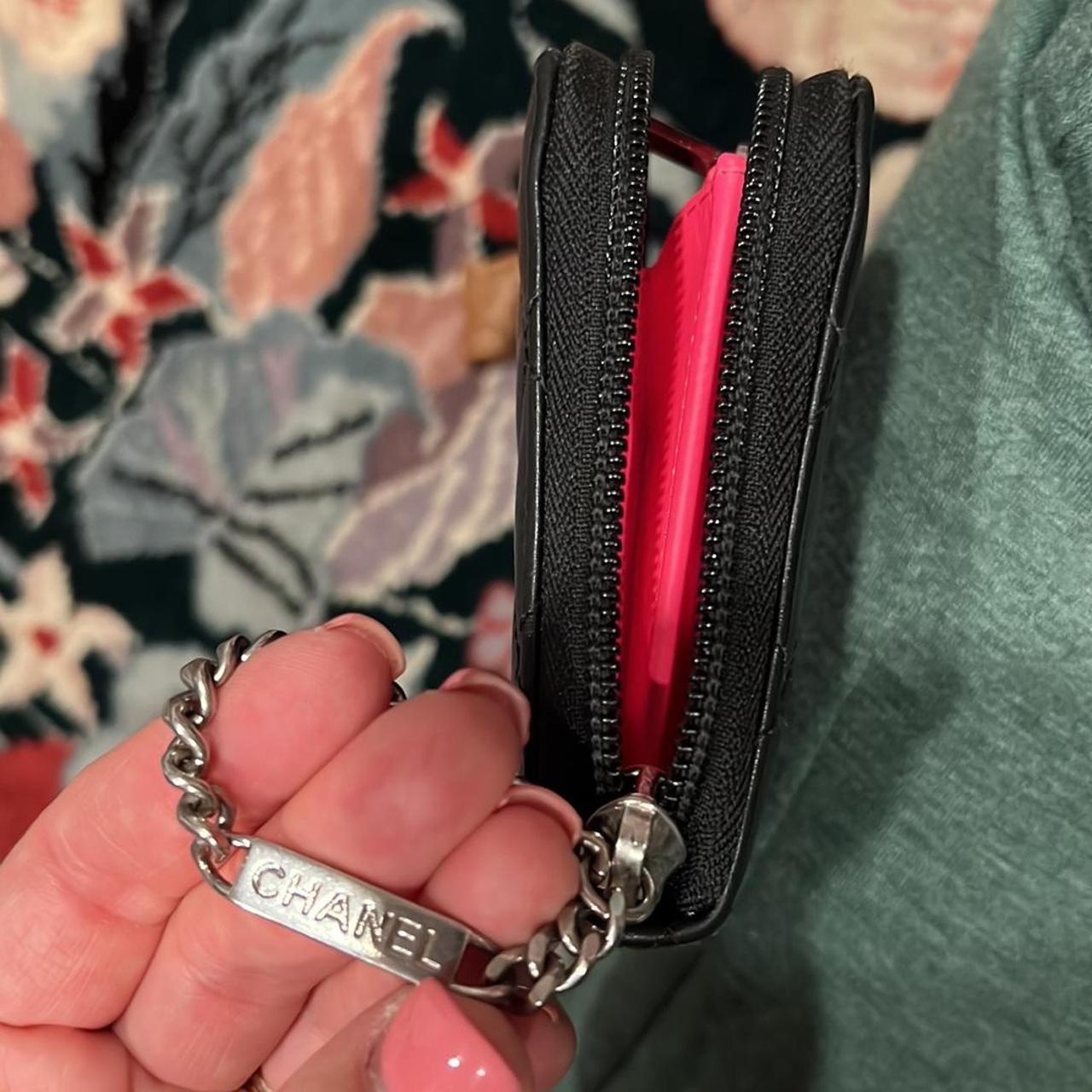 chanel key chain wallet