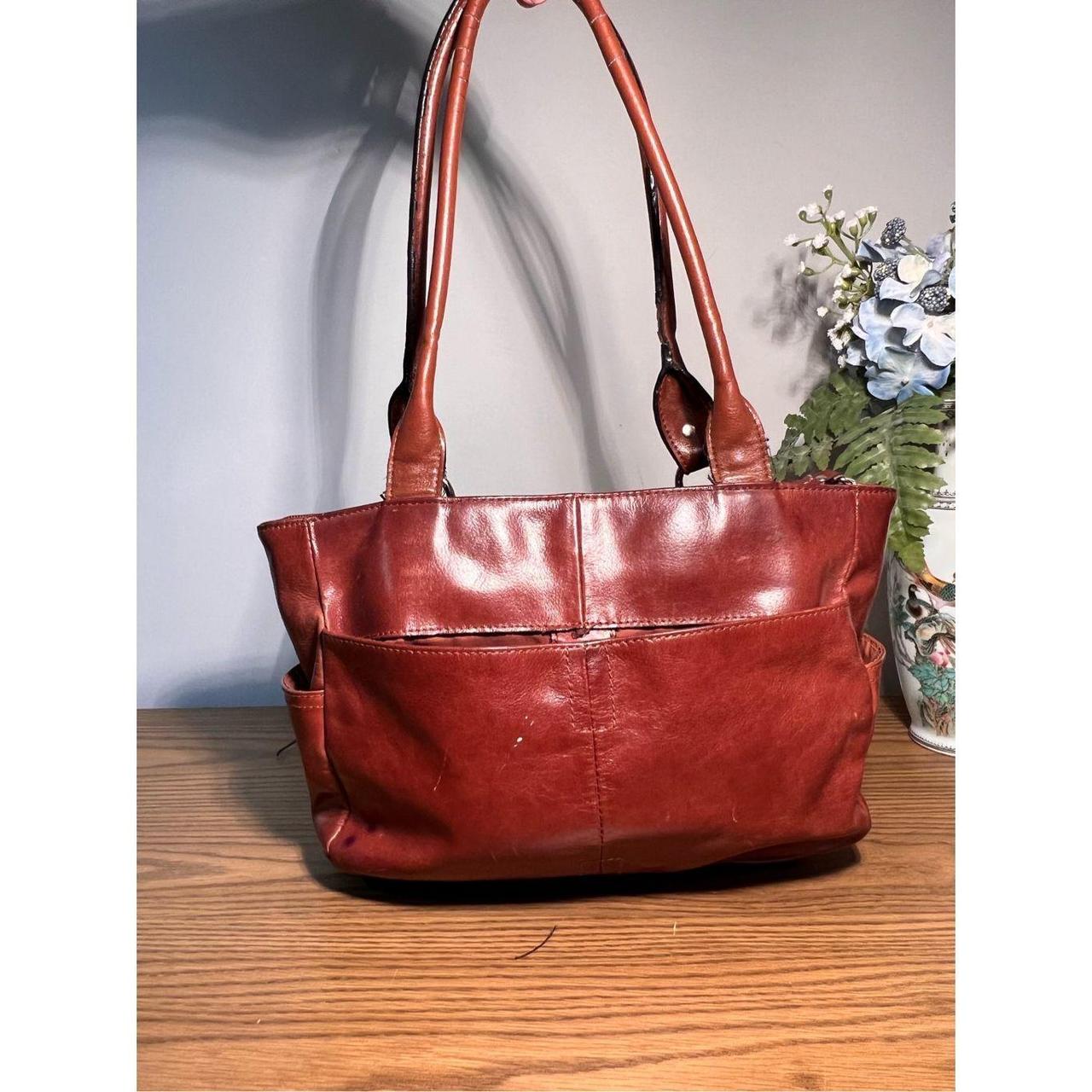 Adorable 90s vintage Giani Bernini red leather purse - Depop