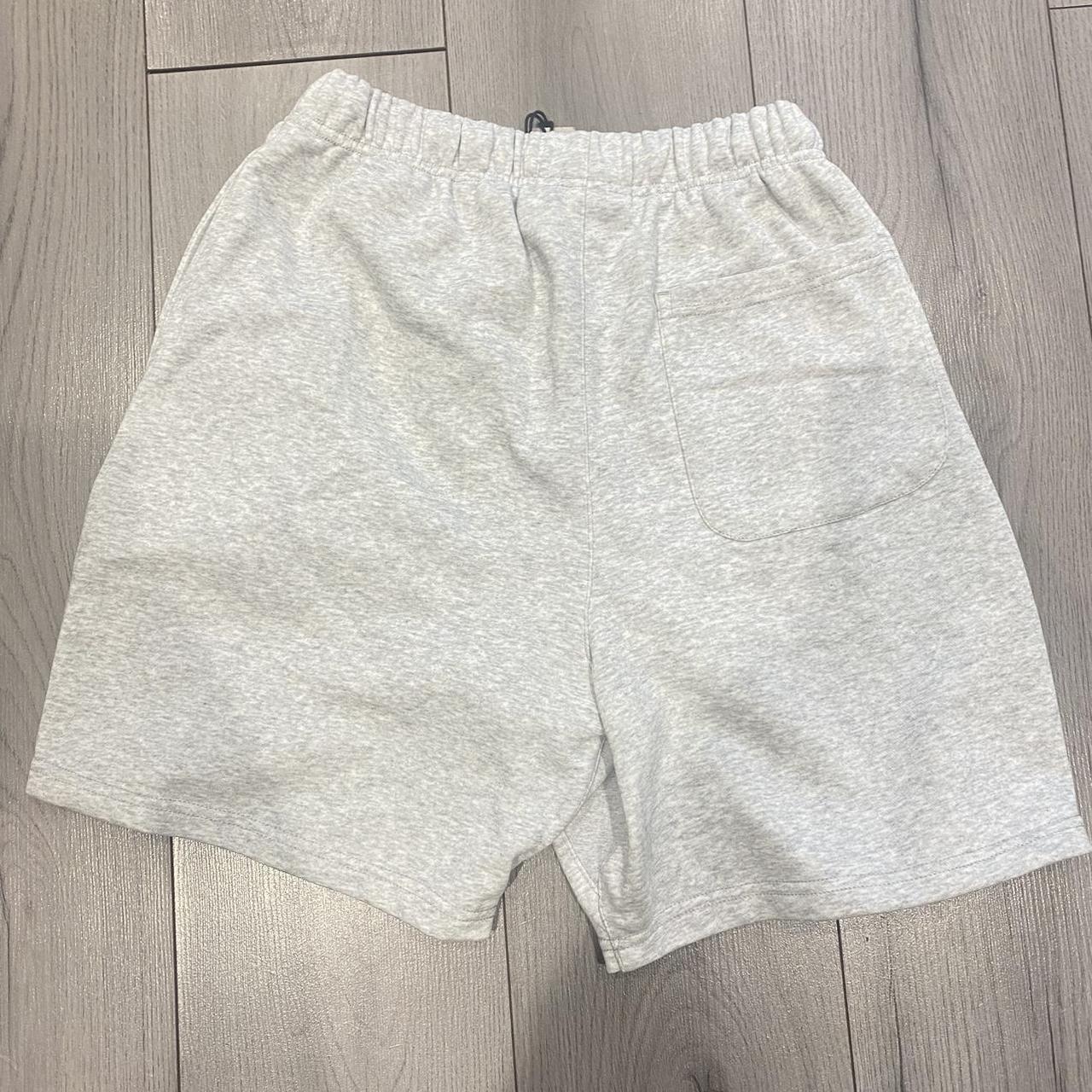 Grey Essentials Fear Of God Shorts Size Medium... - Depop