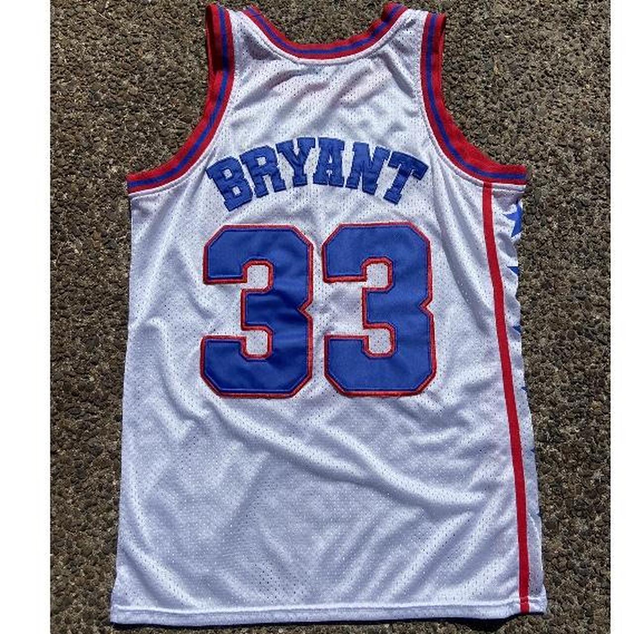 Vintage Kobe Bryant White Baseball Jersey Available - Depop