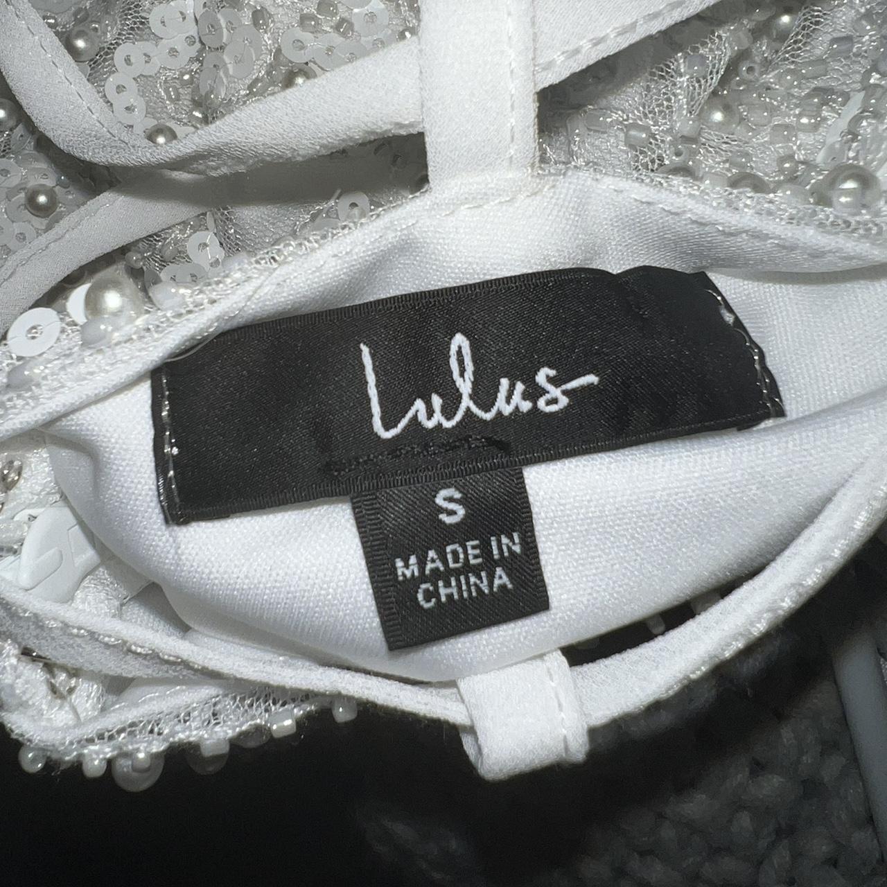 Lulus mini dress. Embellished beading & sequins with... Depop