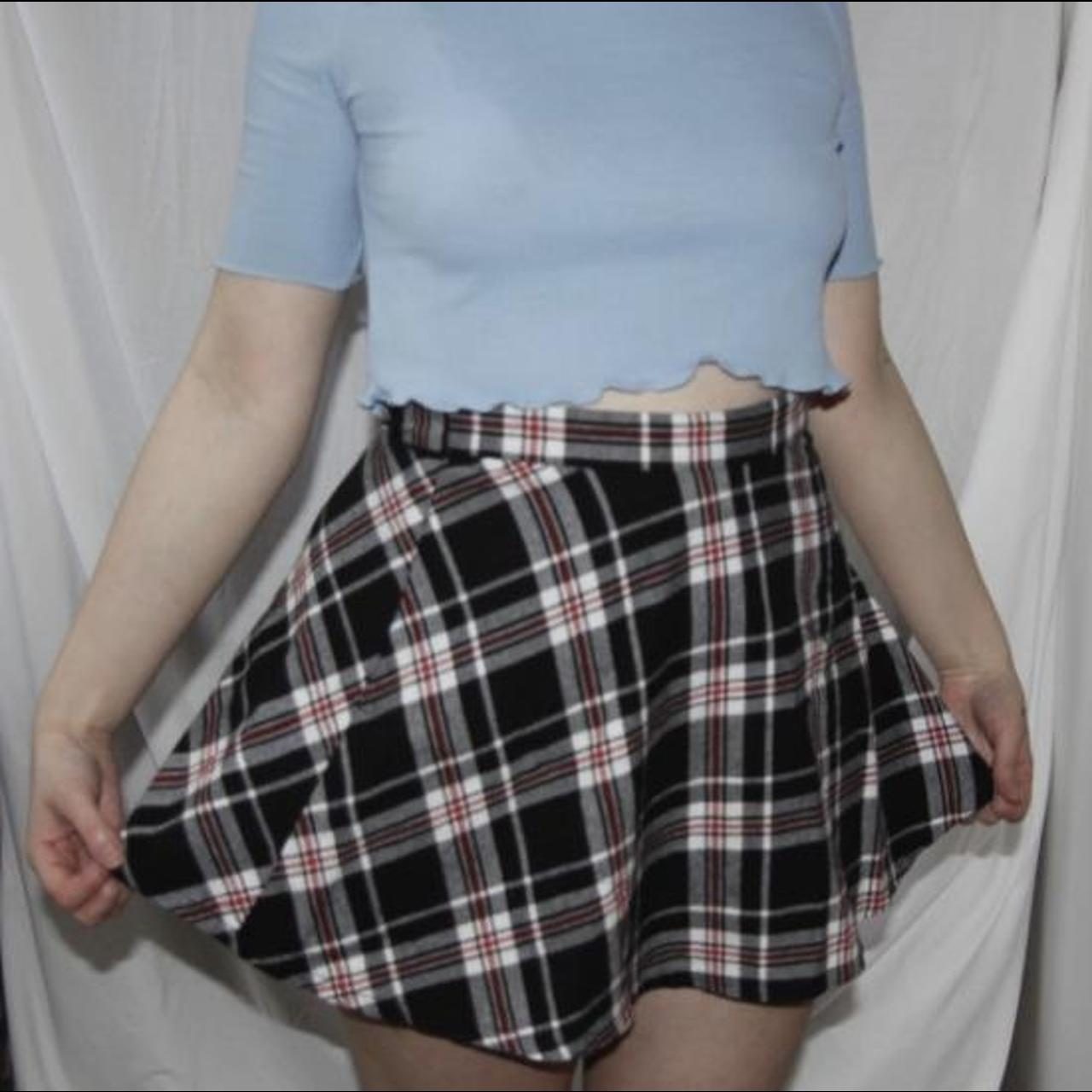 Checkered skirt forever 21 hotsell