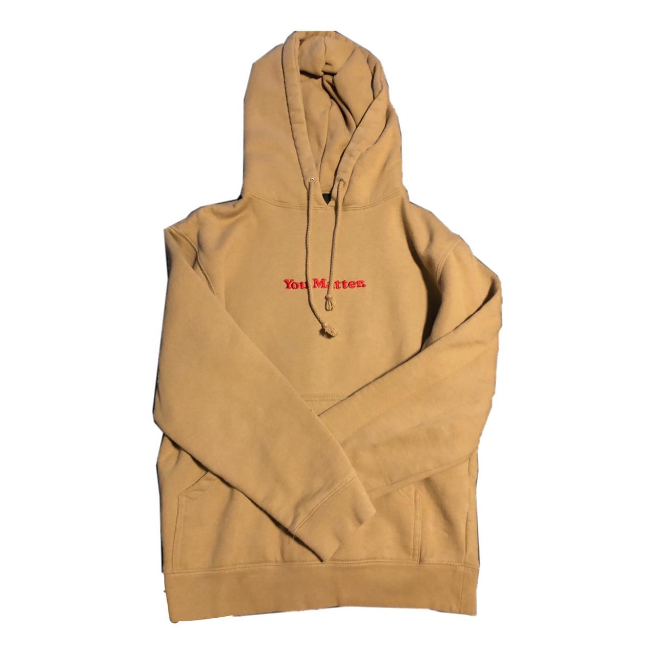 Brown you matter hoodie on sale