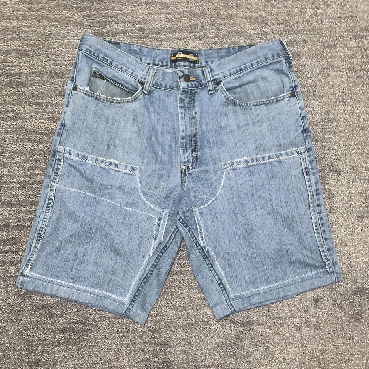 custom lee double knee jorts #doubleknee #jorts... - Depop