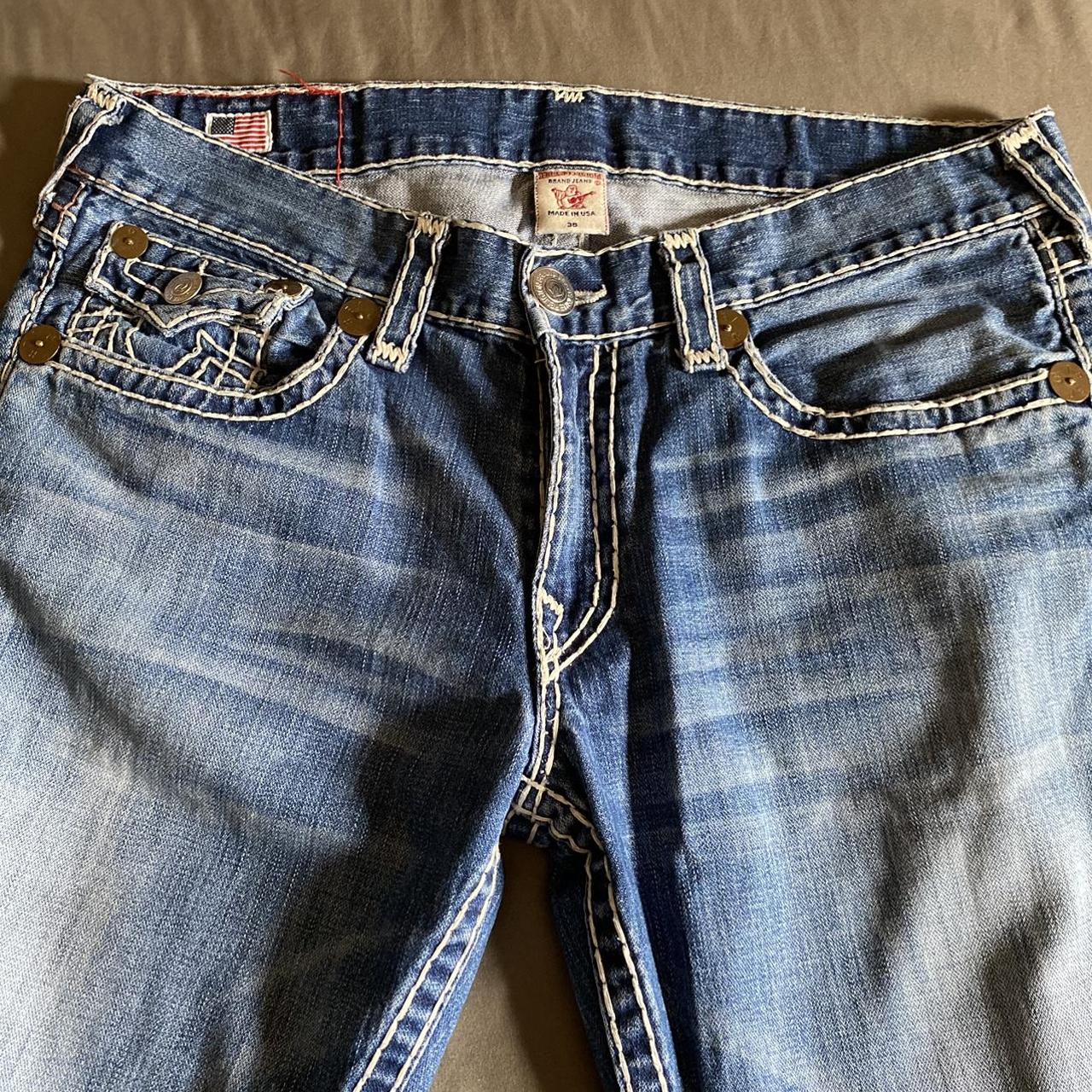 SUPER RARE Ricky super t truey jeans USA MADE They... - Depop