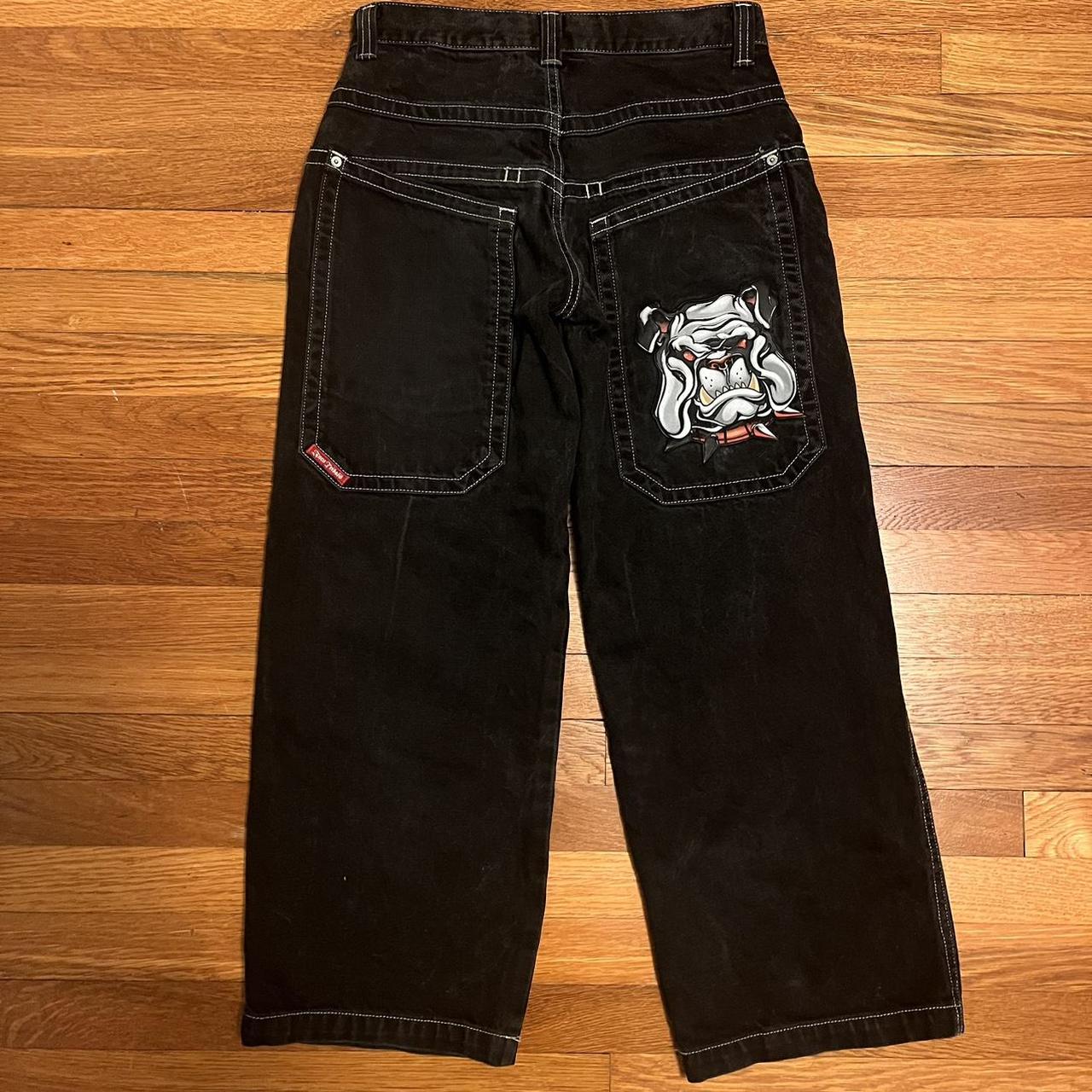 Absolute grail vintage tribal pitbull JNCOs with a... - Depop