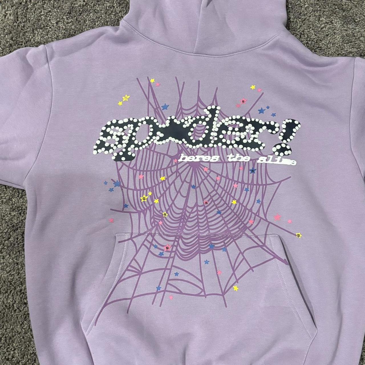 Sp5der Acai Hoodie Brand new Fits true to size 1-2... - Depop