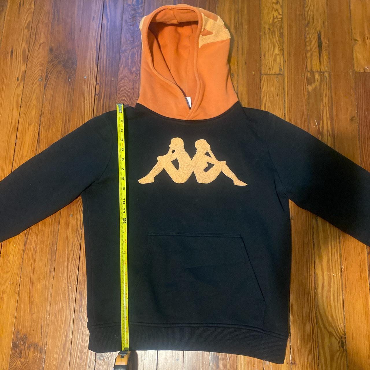 Orange cheap kappa hoodie