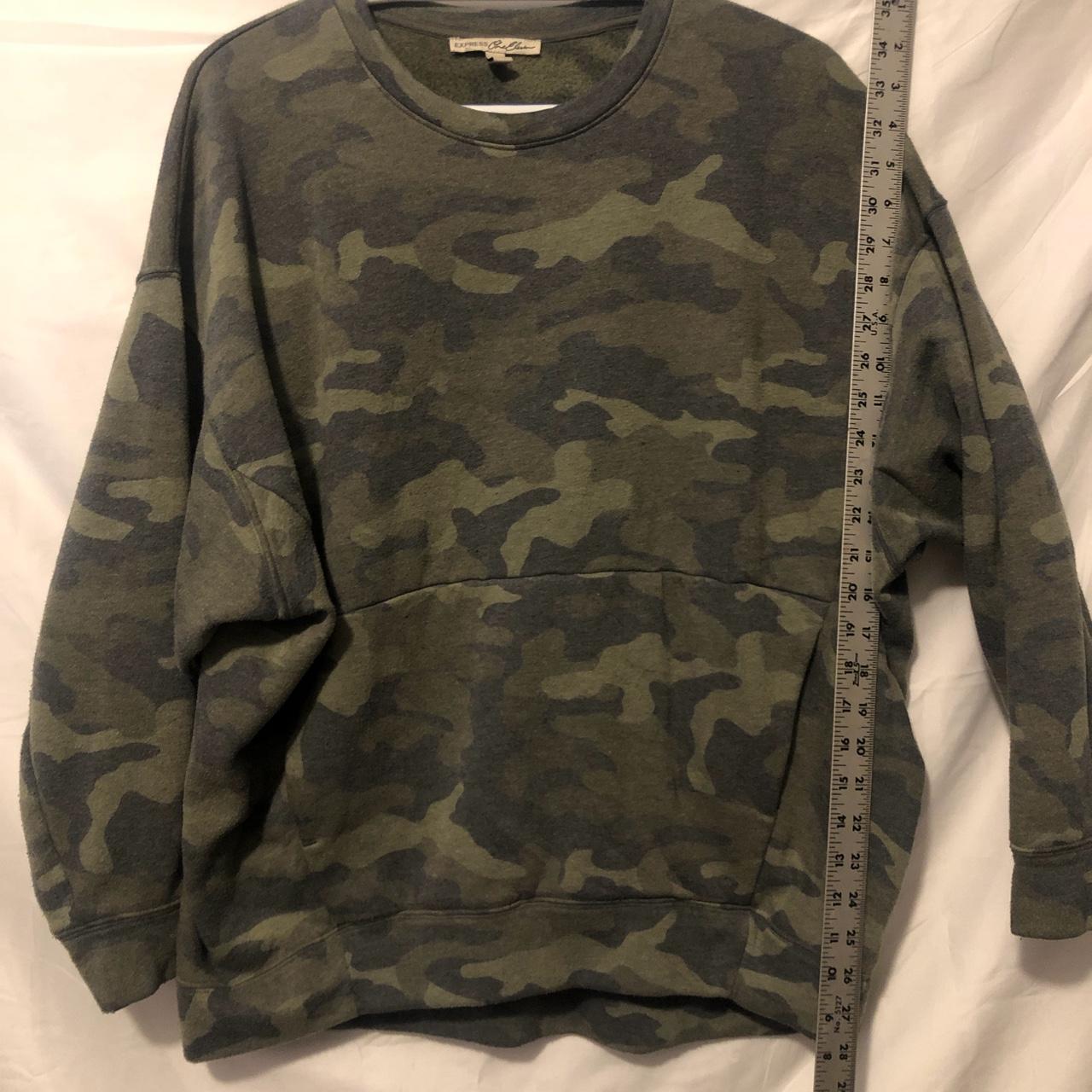 Camo sweatshirt express sale