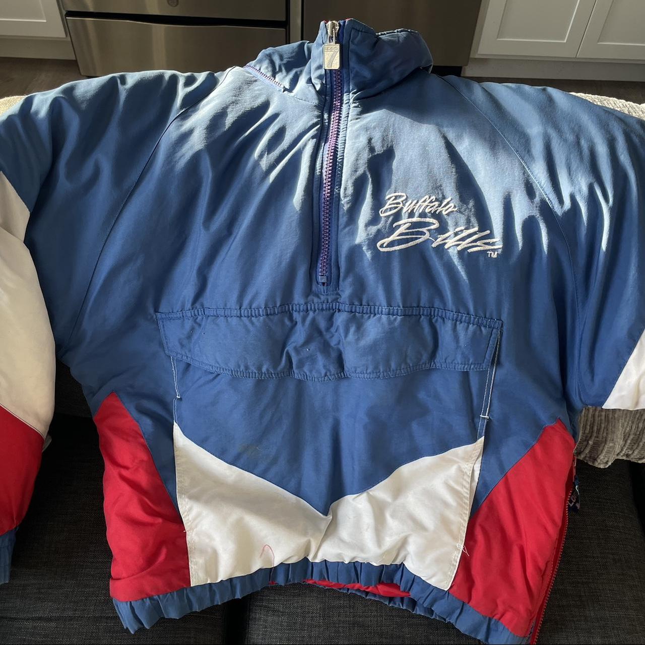 Vintage Buffalo Bills winter jacket - Size XL Slight - Depop