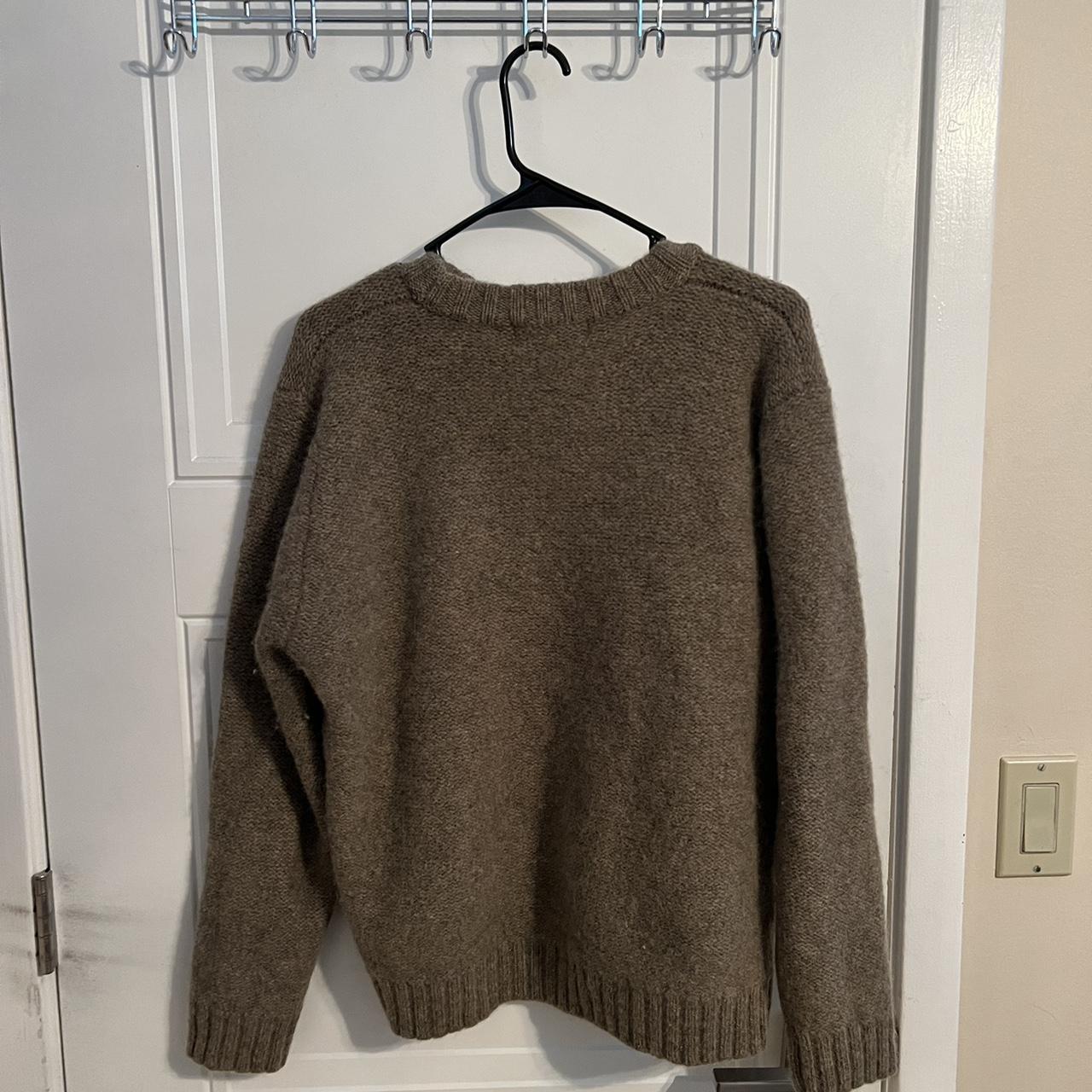 Heather Tweed Brown Sweater Quality... - Depop